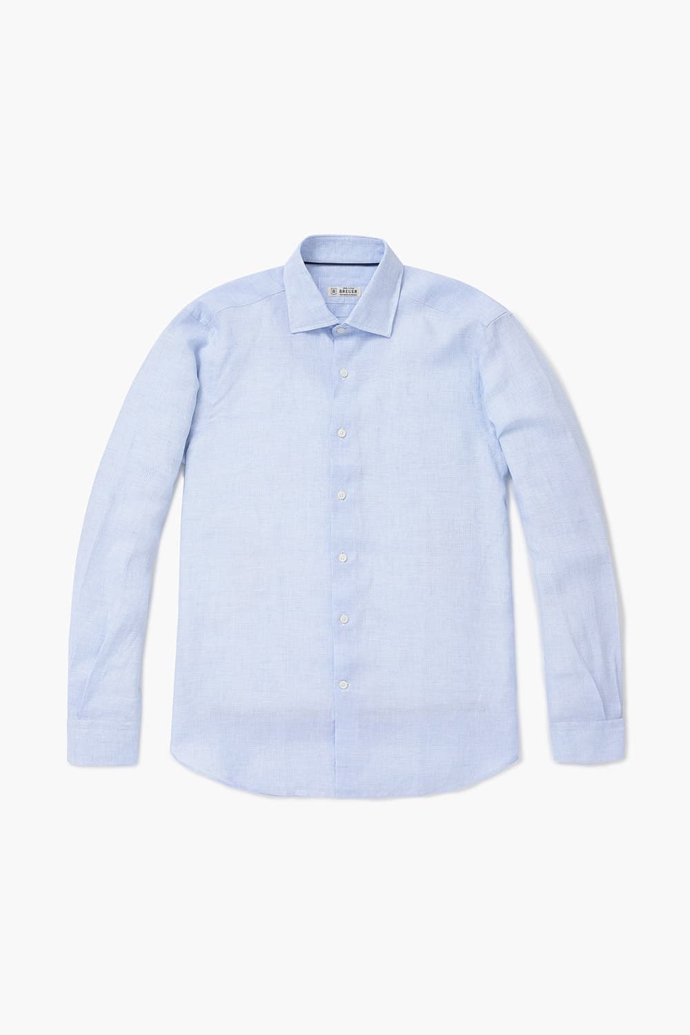 린넨 마이크로 하운드투스 셔츠 BE050P441003