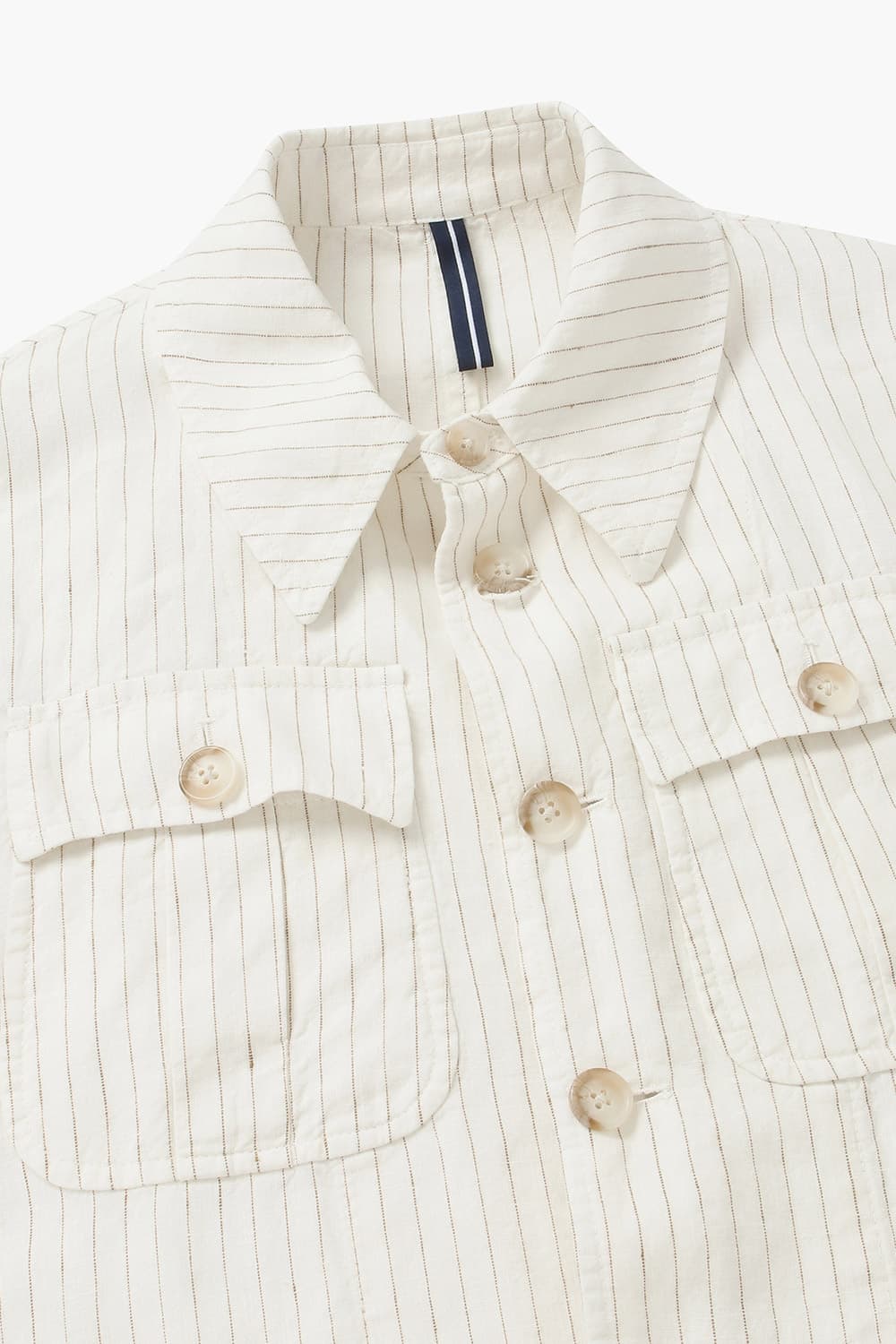 린넨 스트라이프 캐주얼 자켓 4S99230294903