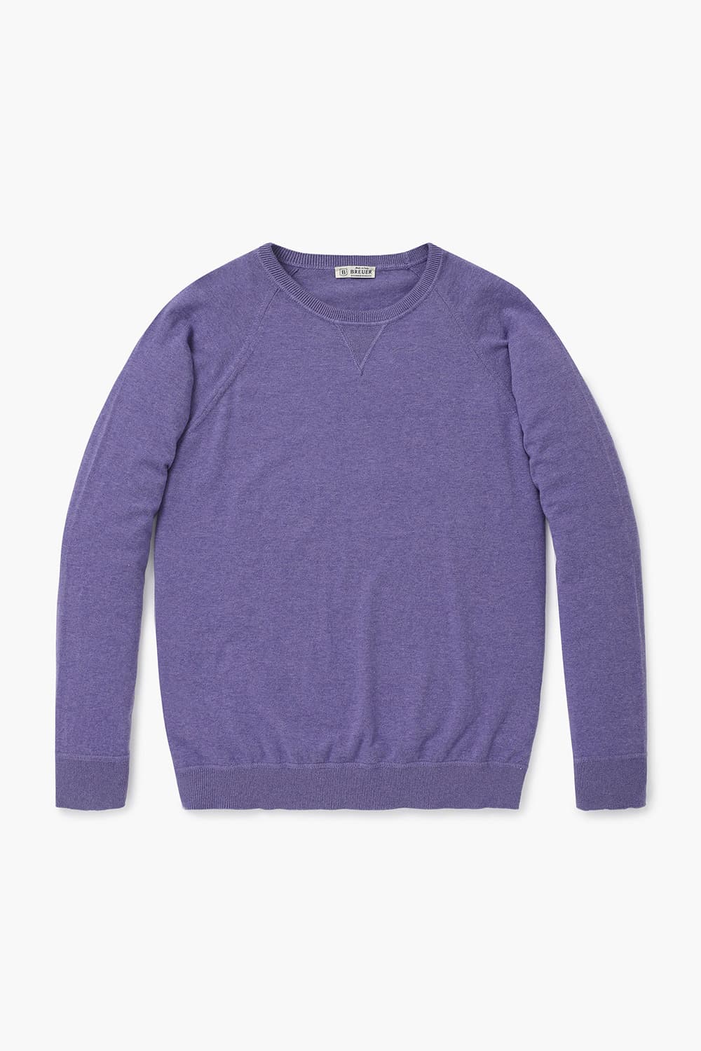 코튼 크루넥 긴소매 니트 BR610P452910