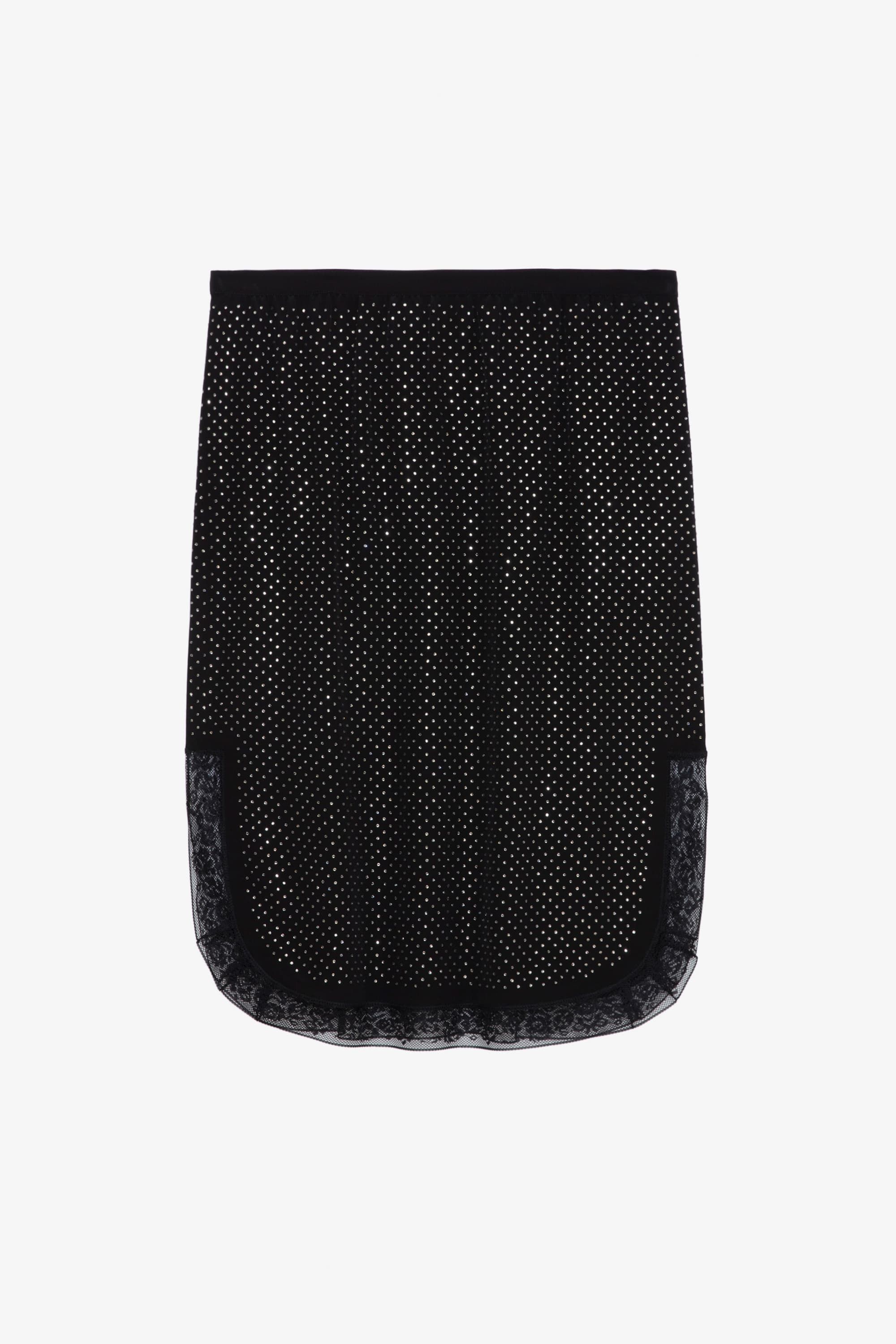 Jozy Strass Silk Skirt