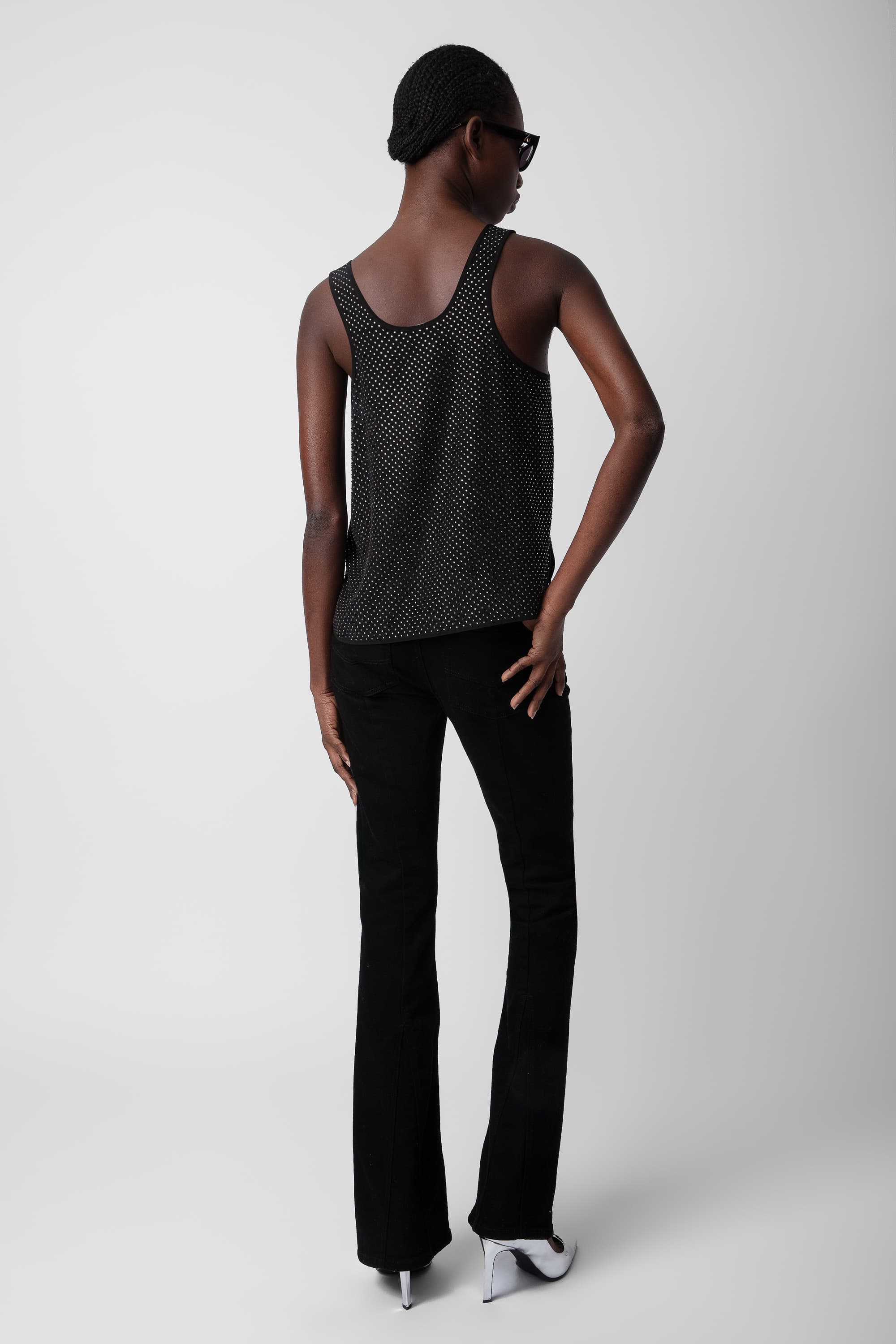 Carys Strass Silk Top