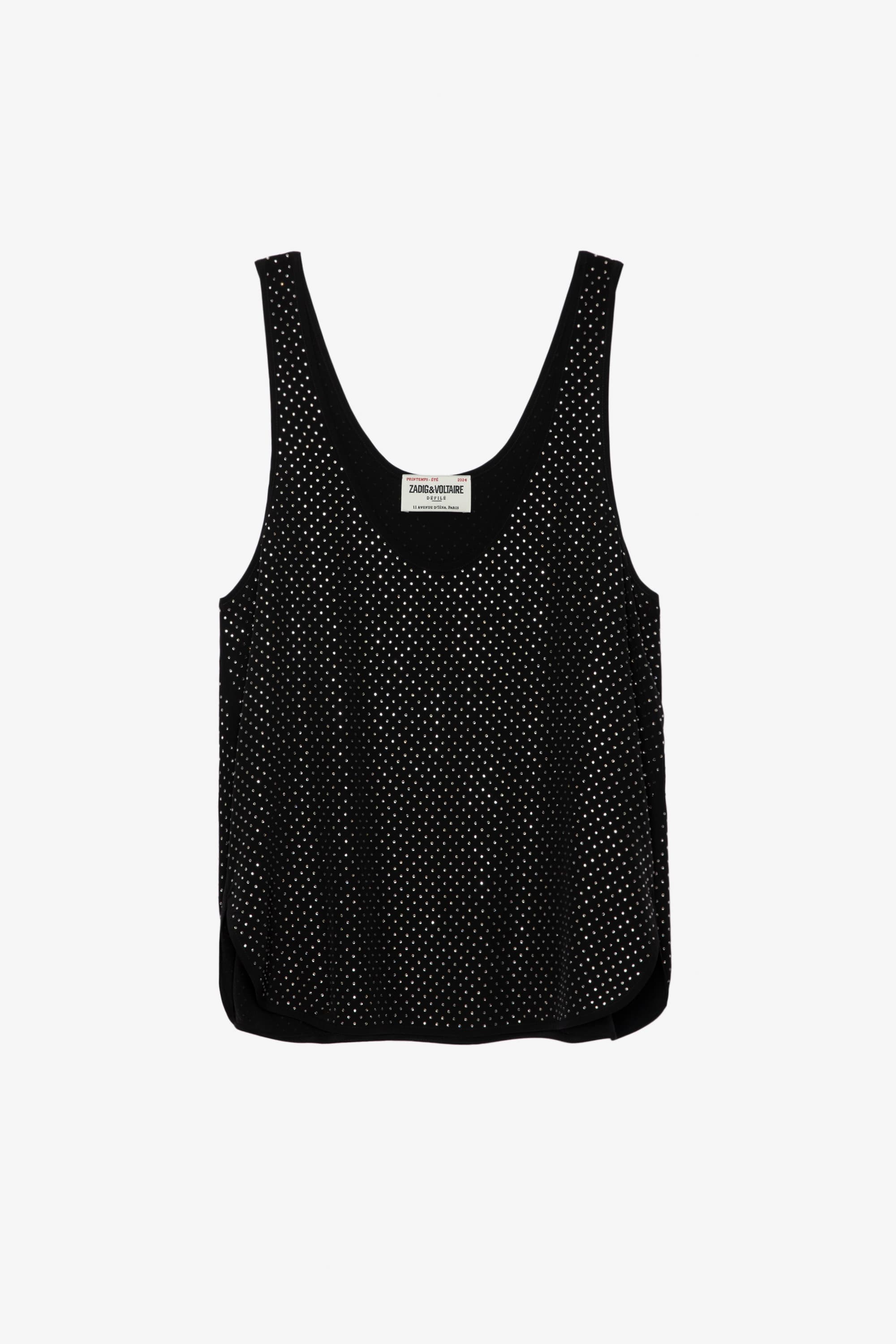 Carys Strass Silk Top