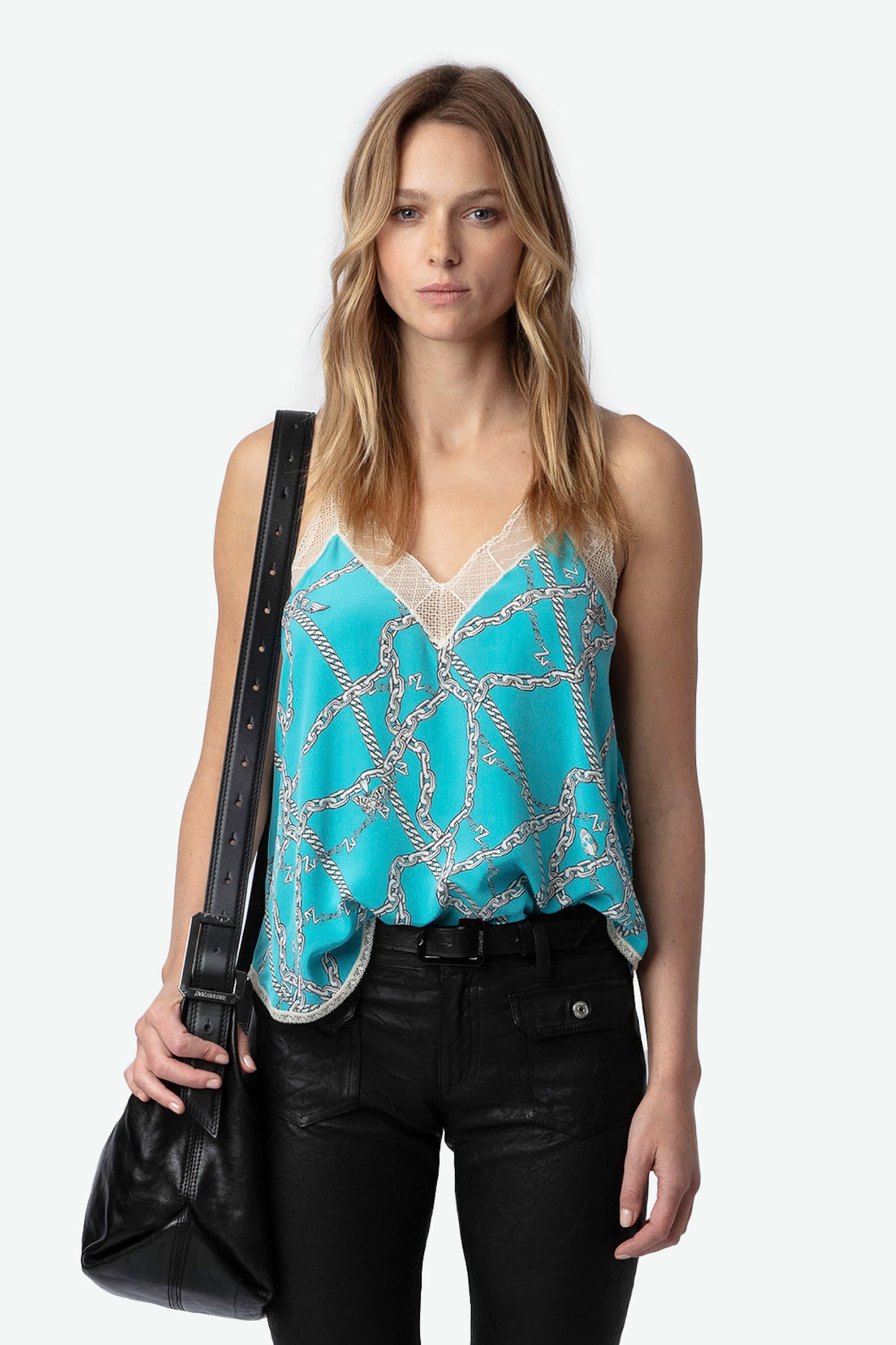 Christy Chain Silk Camisole