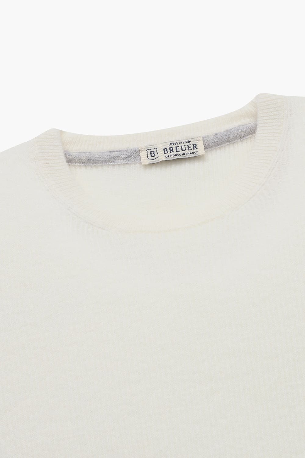 ROUND 울 크루넥 긴소매 니트 BR912H453101