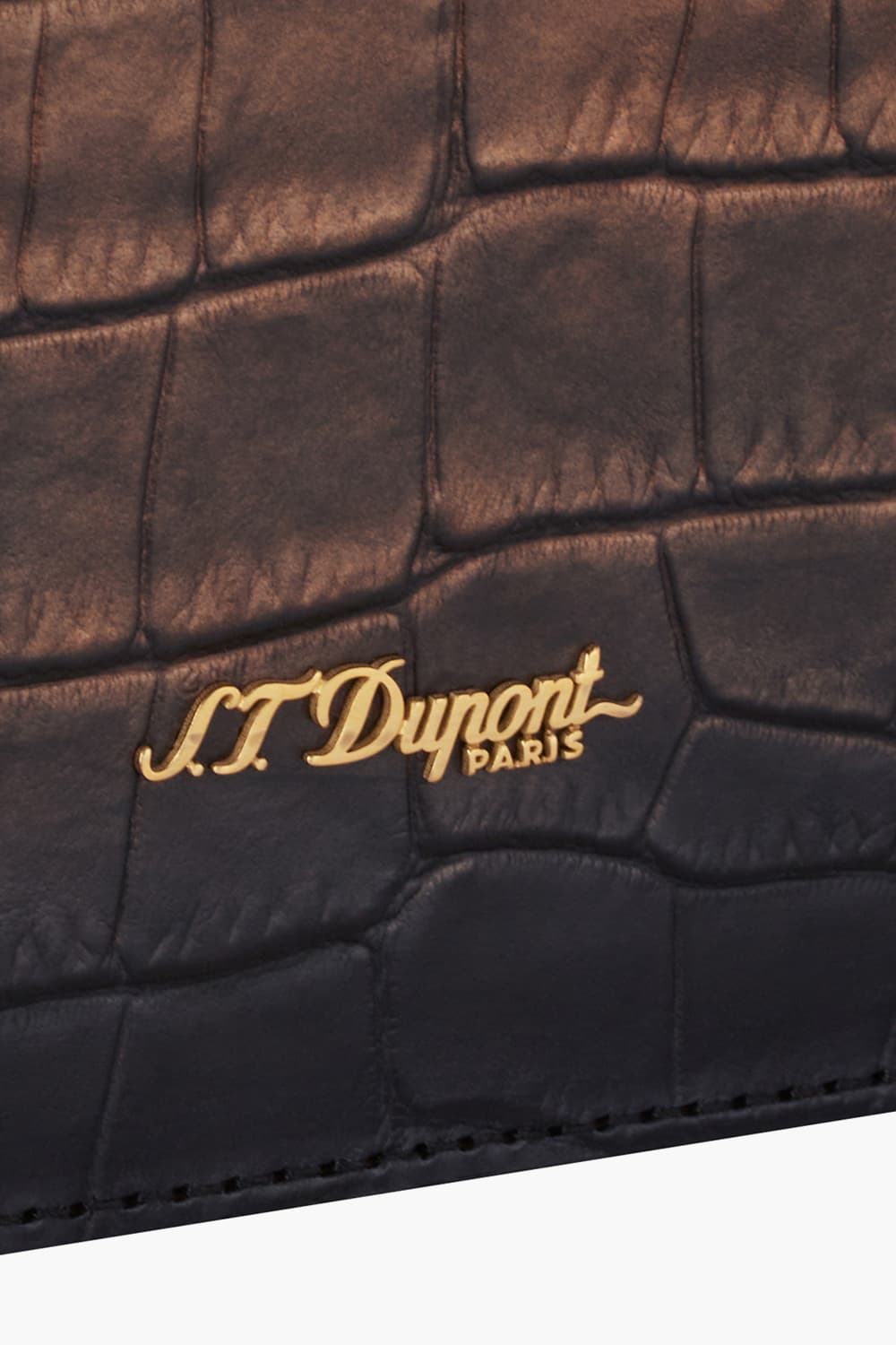 24 르글랑 아뜰리에 크로코패턴 브리프케이스 하바나 CG191474Z