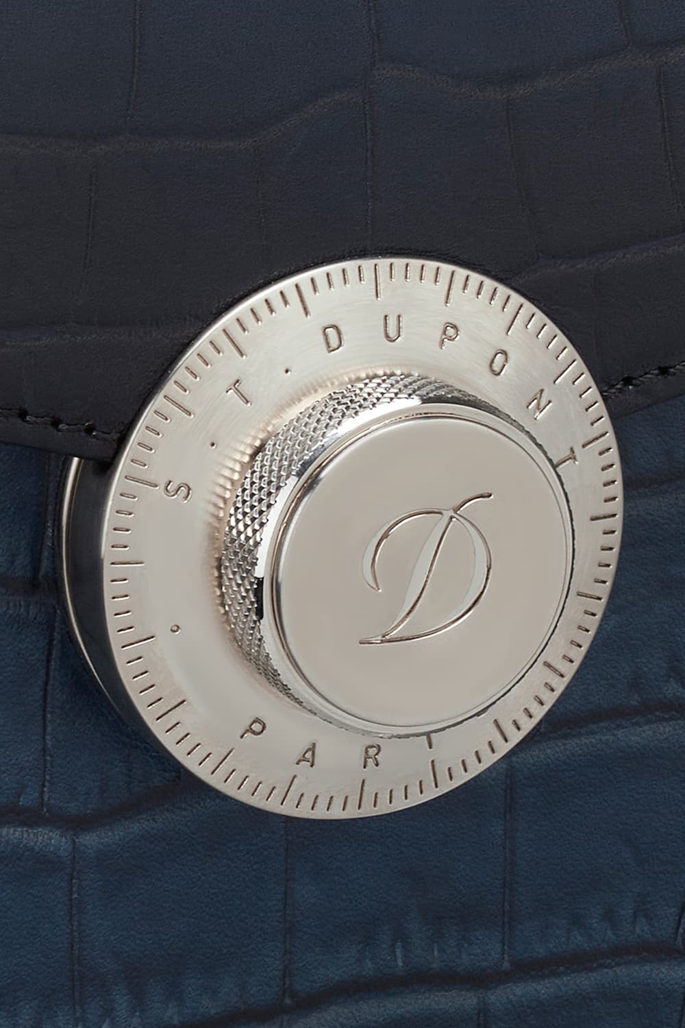 24 르글랑 아뜰리에 크로코패턴 브리프케이스 블루 CG191374Z