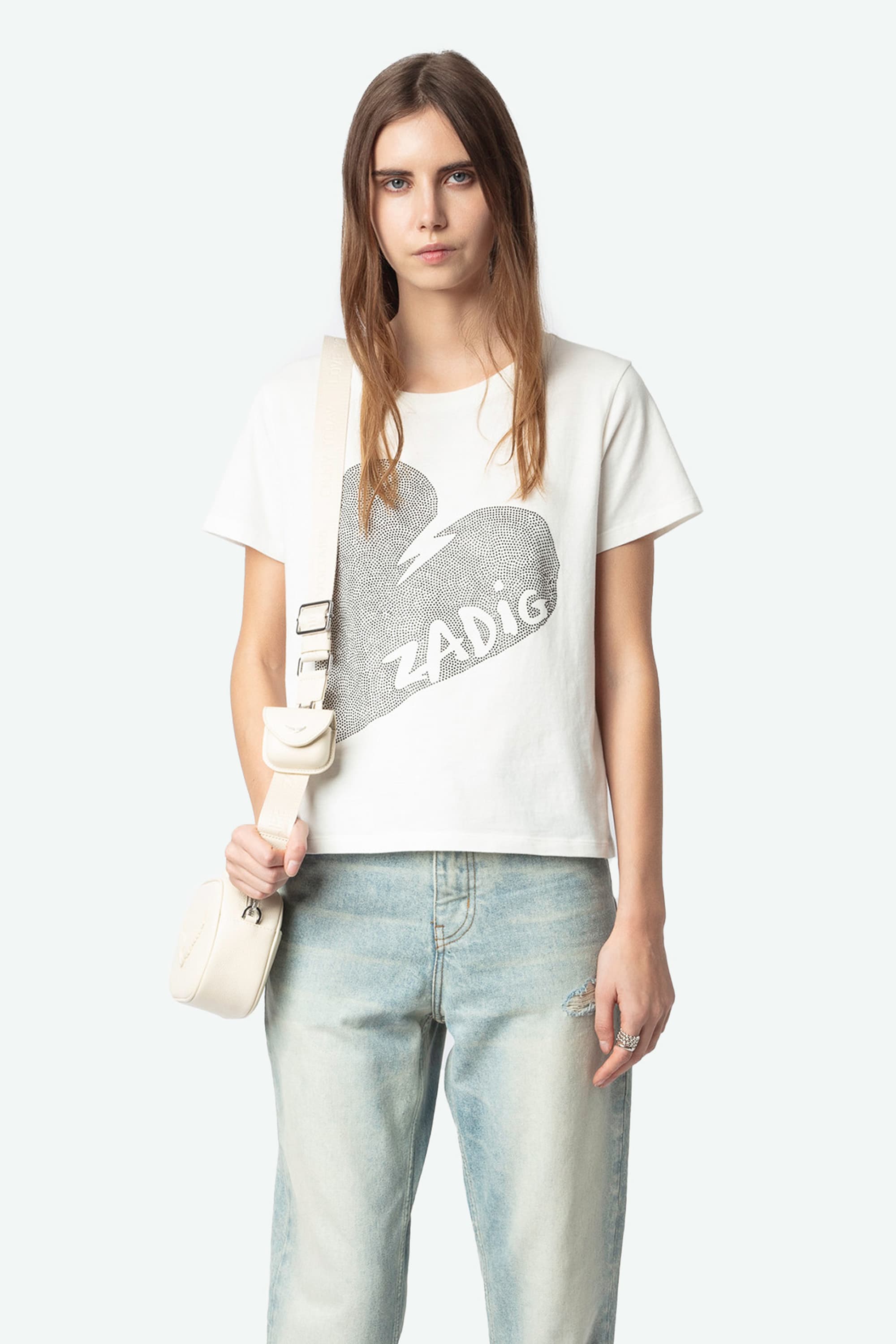 Alys Heart Strass T-shirt