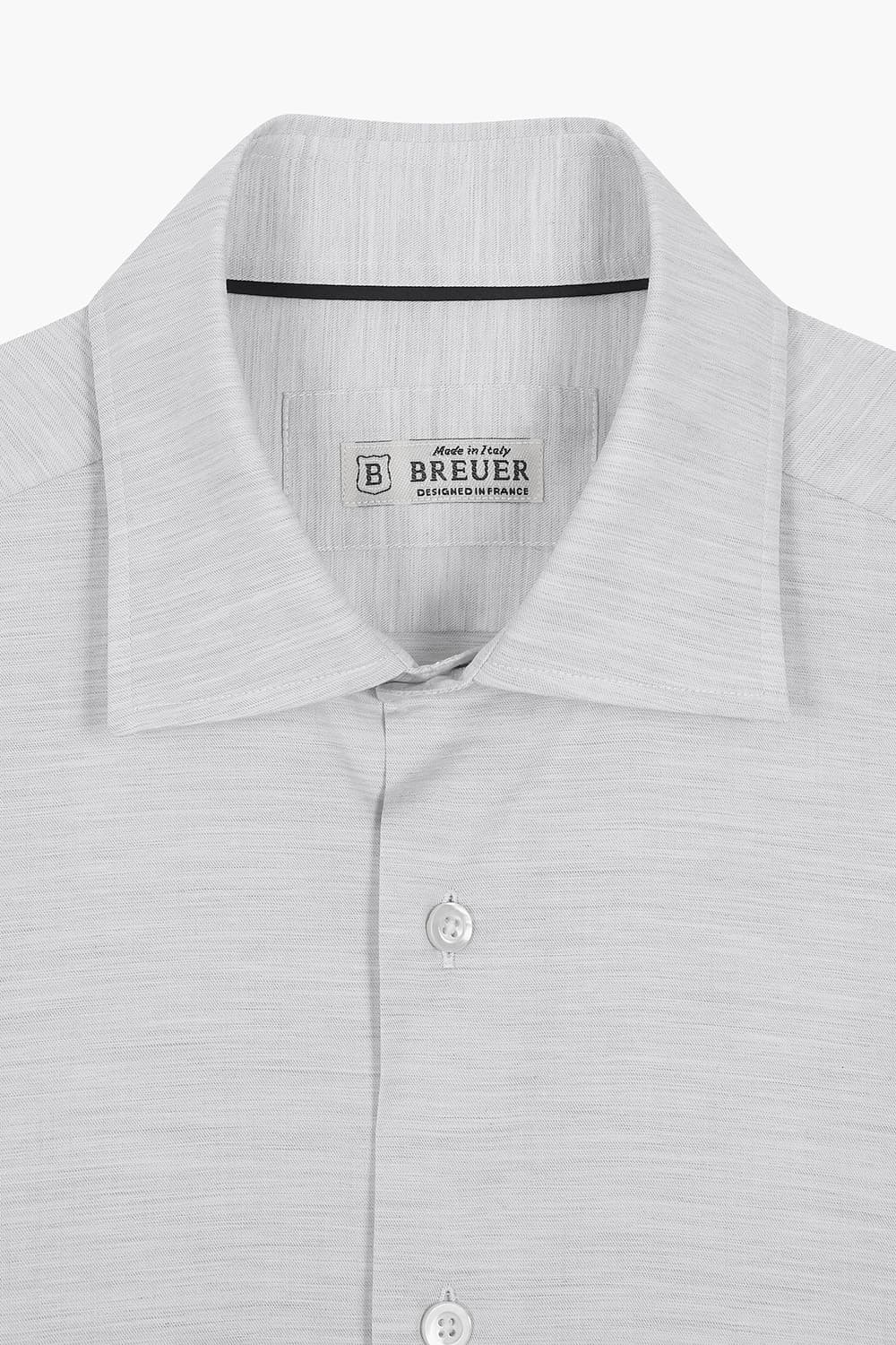 코튼 베이직 라이트그레이 셔츠