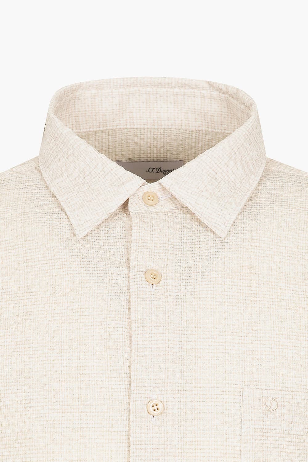 시어서커 미니 체크 120 비즈니스 셔츠 베이지 SE5SM11LS120SBE