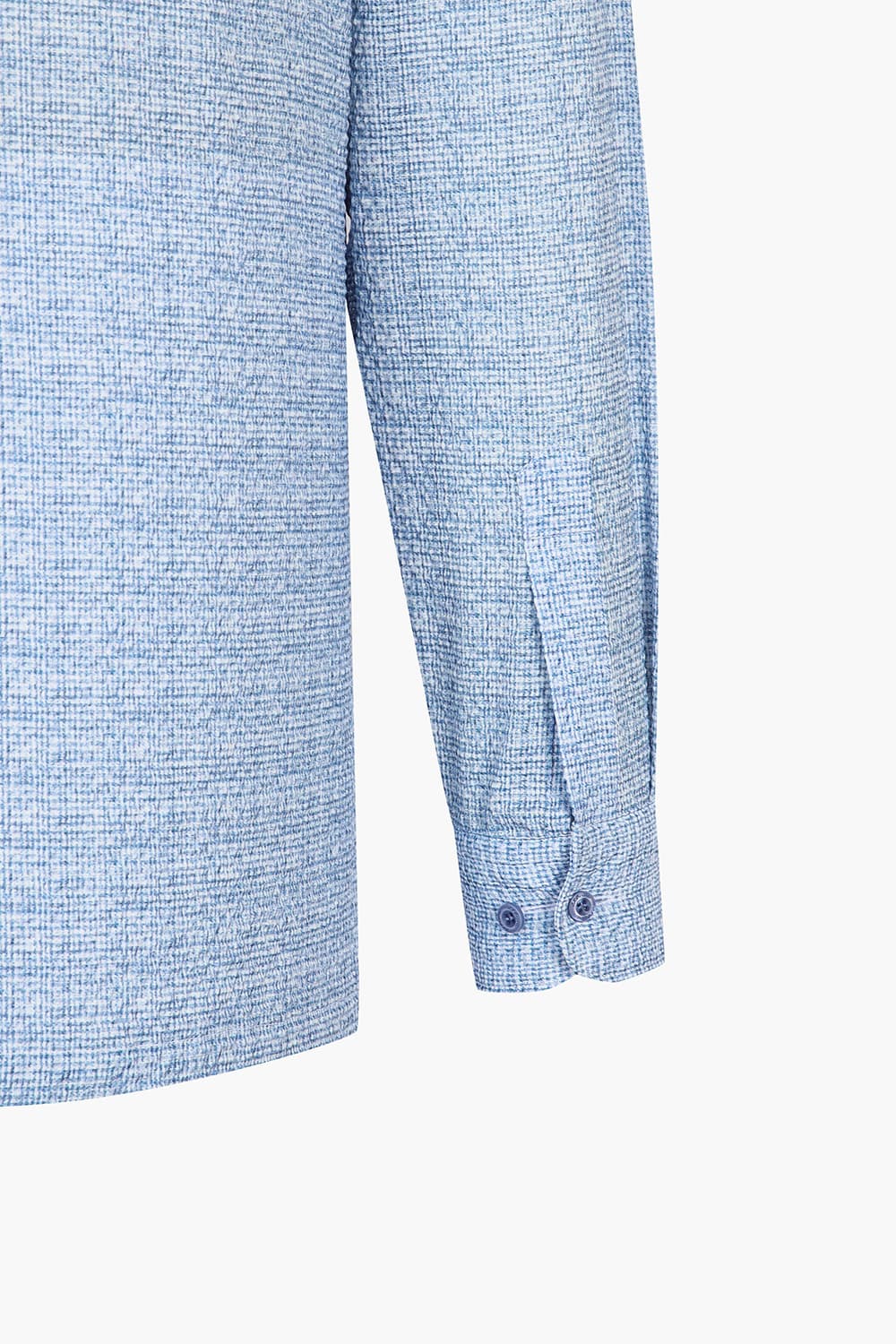 시어서커 미니 체크 120 비즈니스 셔츠 네이비 SE5SM11LS120SNY