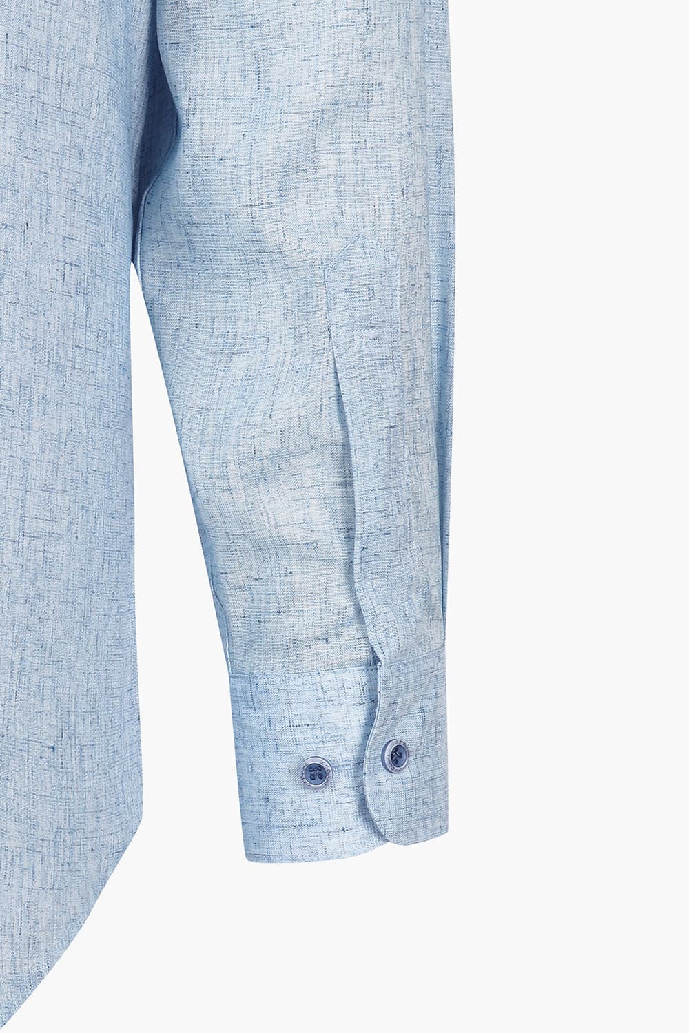 린넨 혼방 프린트 128 비즈니스 셔츠 블루 SE5SM11LS128SBU