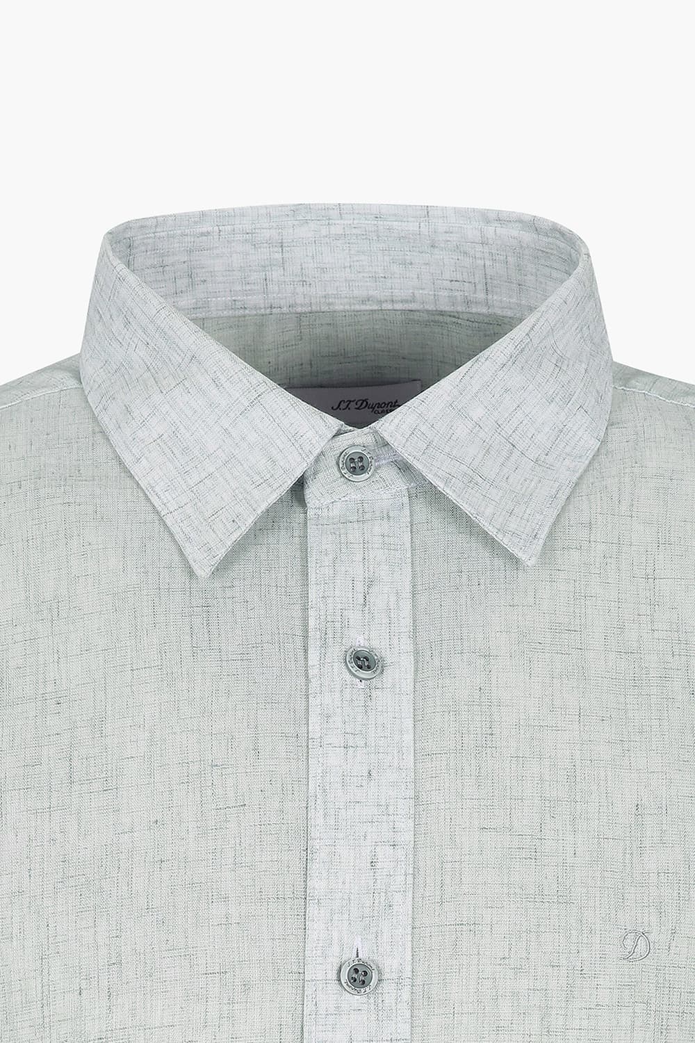 린넨 혼방 프린트 128 비즈니스 셔츠 그린 SE5SM11LS128SGE