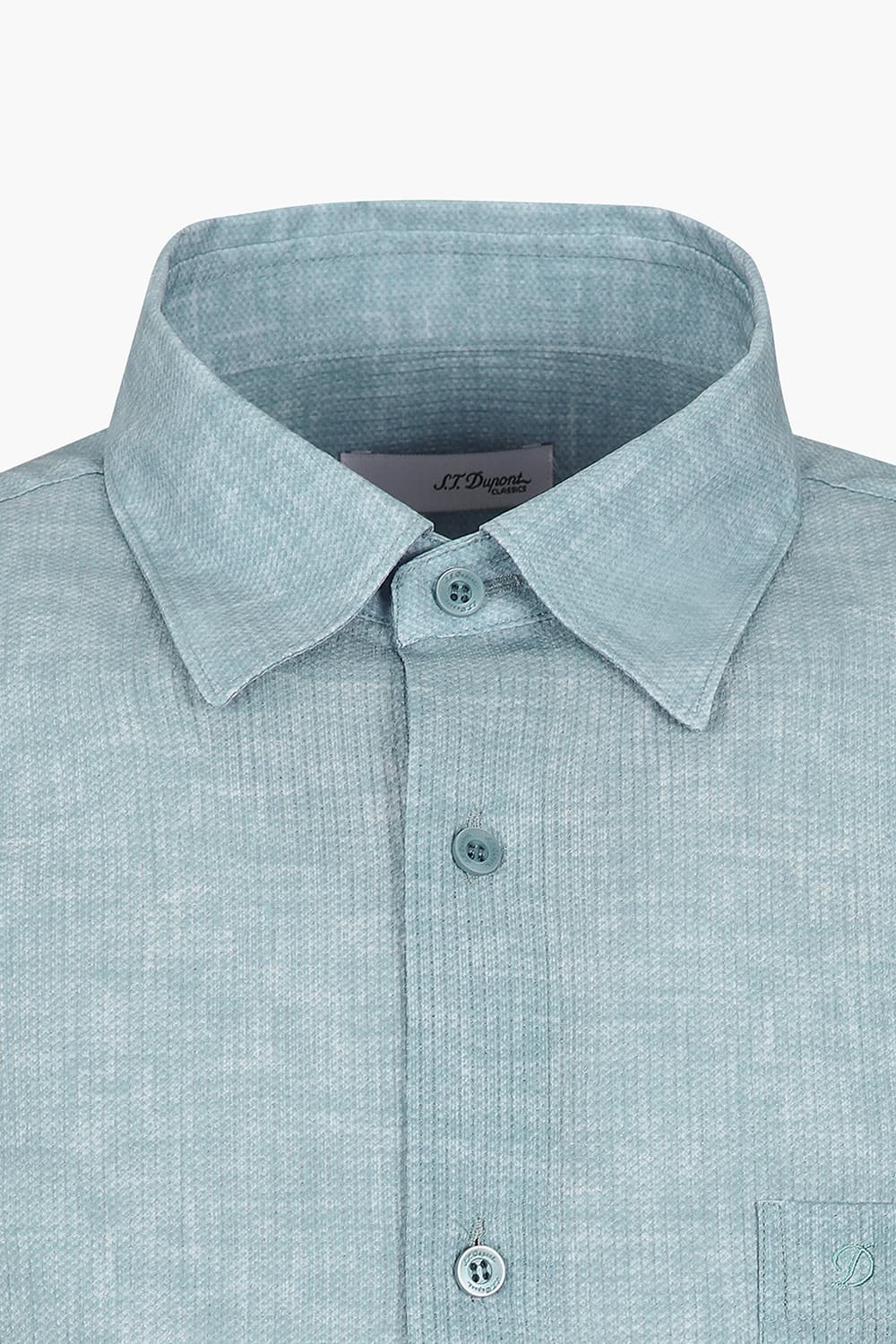 시어서커 프린트 129 비즈니스 셔츠 그린 SE5SM11LS129SGE