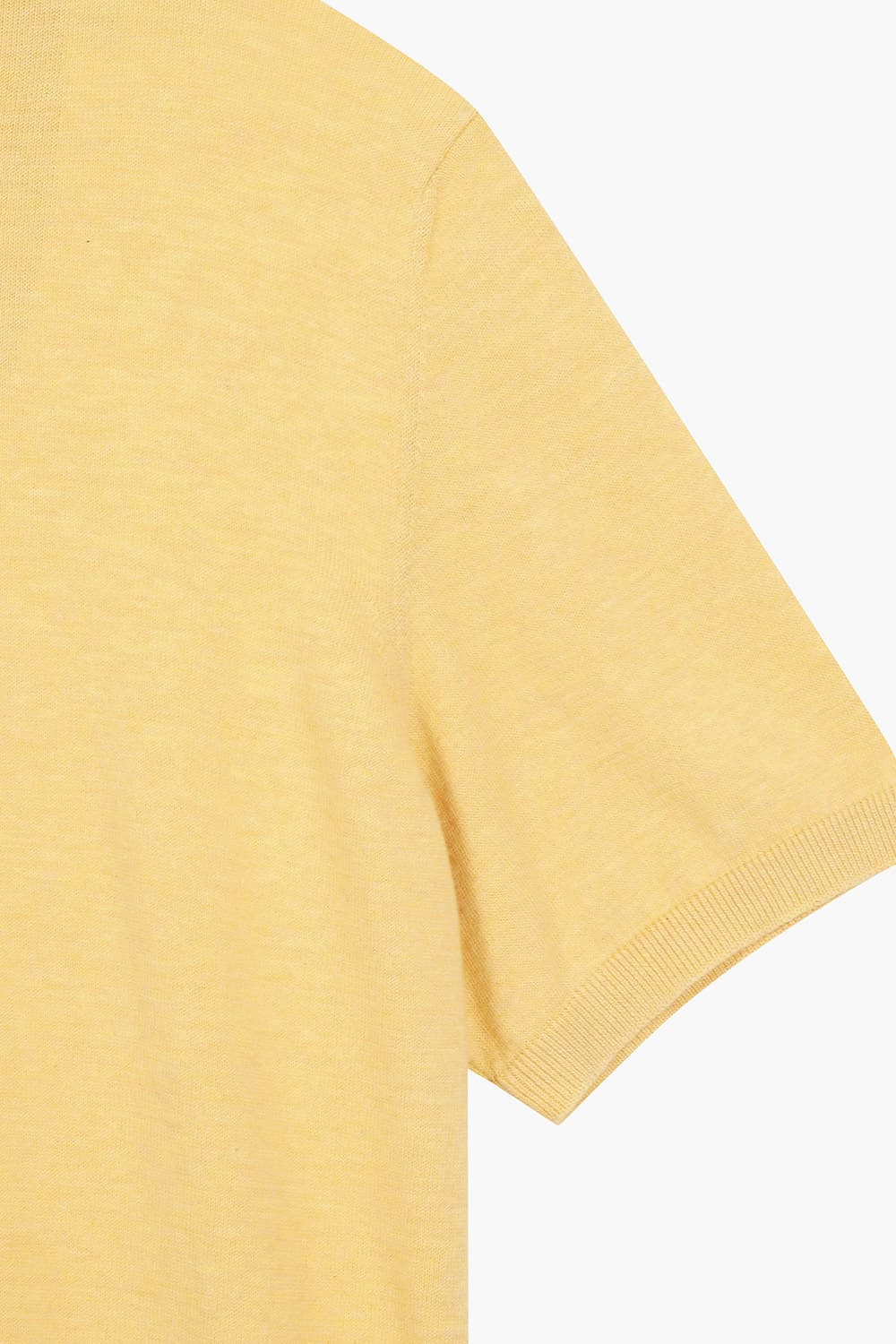 MC 코튼 폴로 501 옐로우 반소매 니트