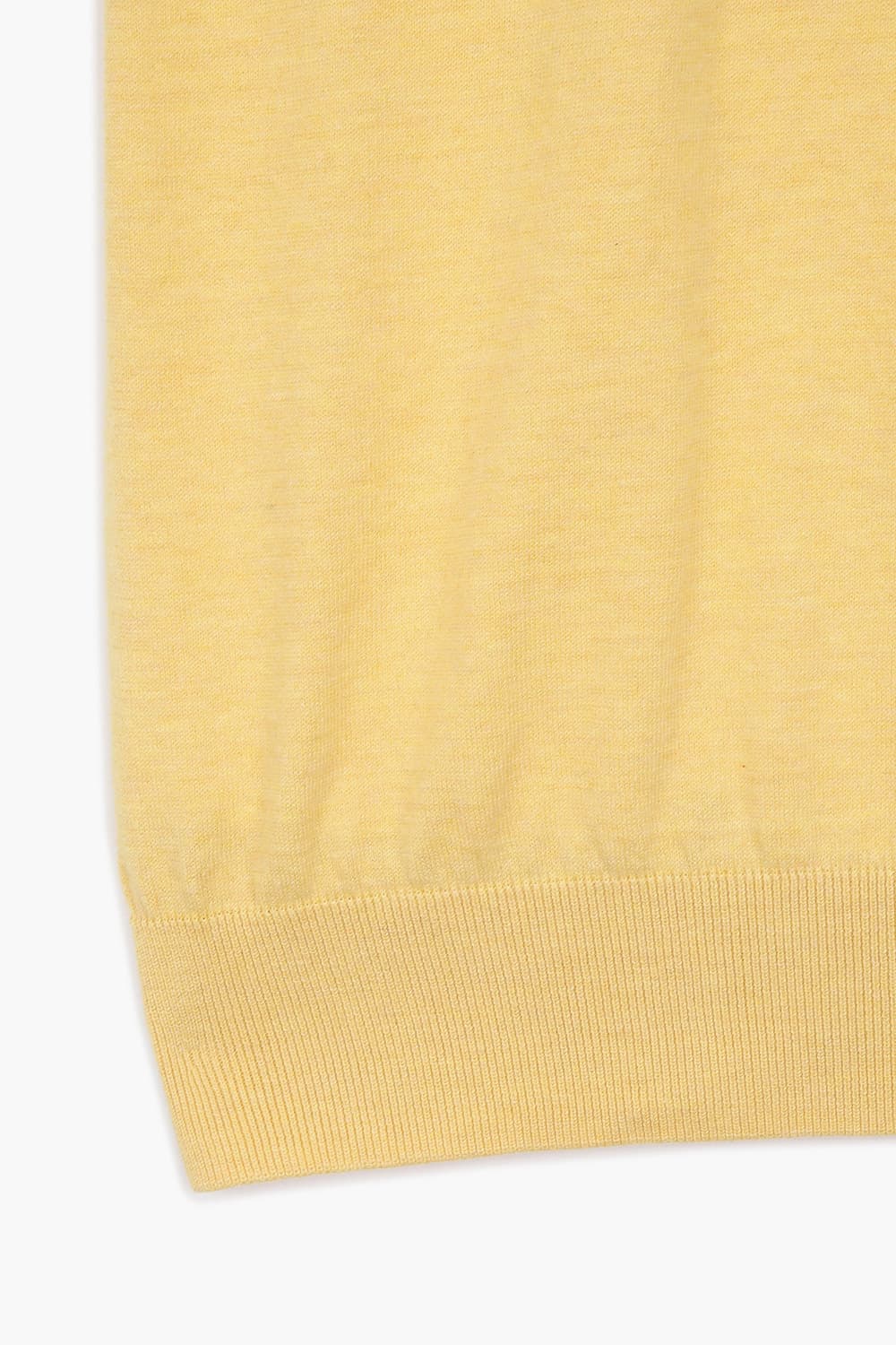 MC 코튼 폴로 501 옐로우 반소매 니트