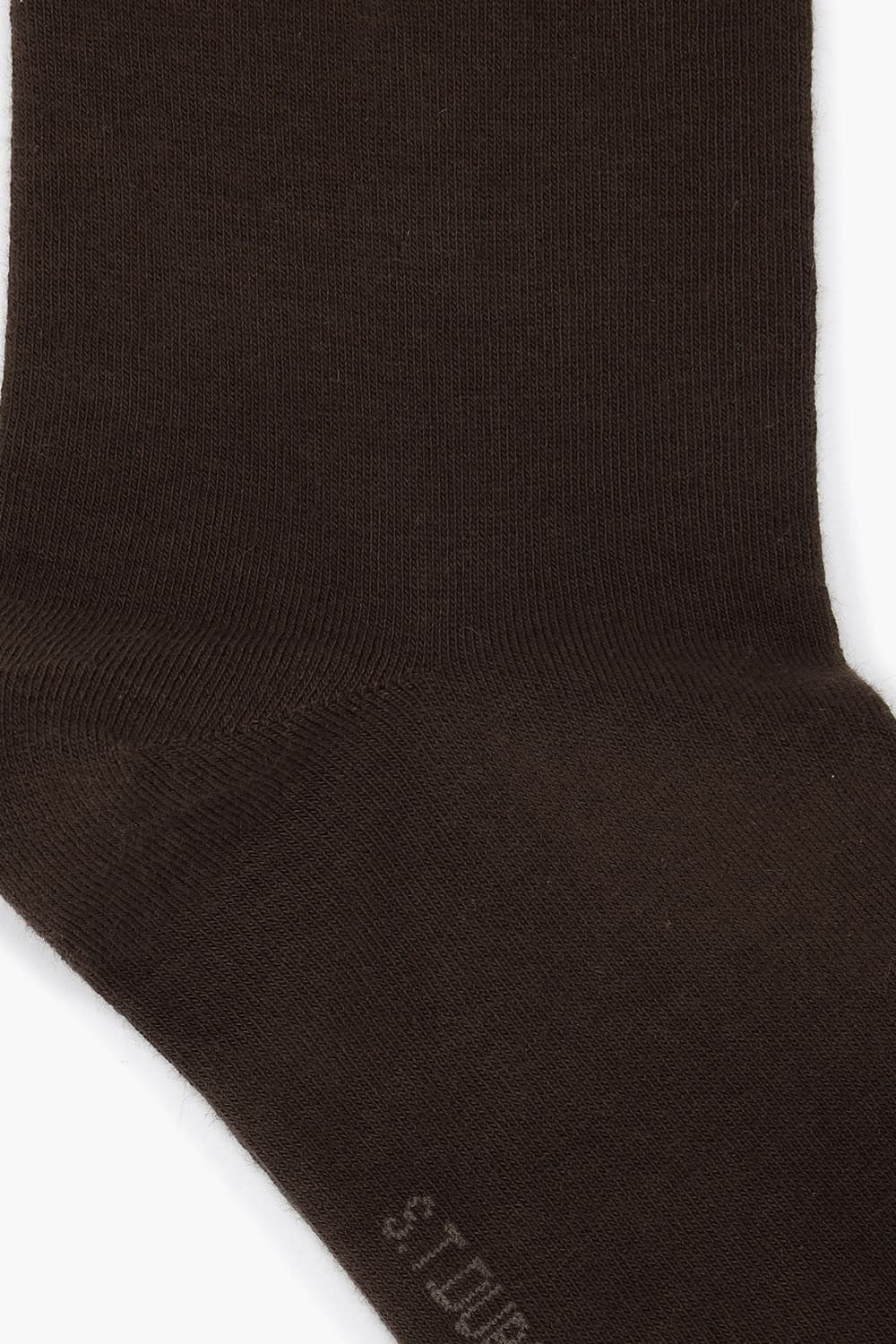 오가닉 솔리드 1501 장목 양말 브라운 SE3SMA171501SBW