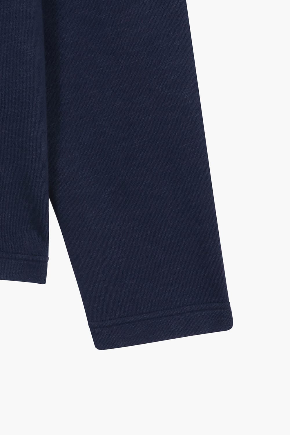 코튼 폴로 다크네이비 긴소매 티셔츠