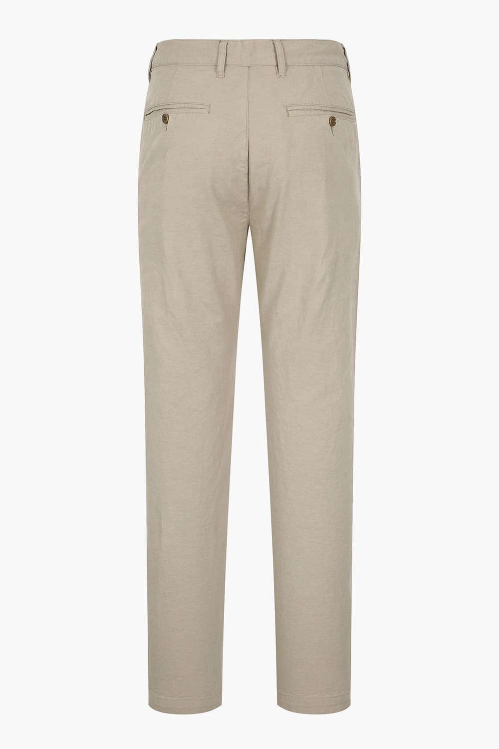 린넨 혼방 스트레이트 베이지 캐주얼 팬츠