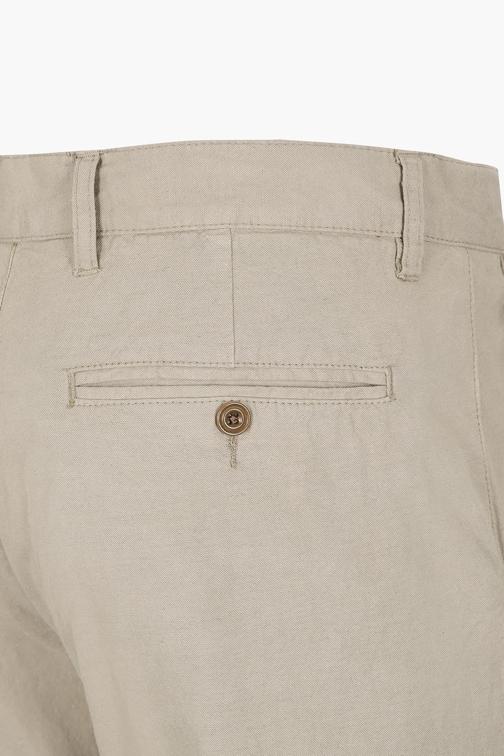 린넨 혼방 스트레이트 베이지 캐주얼 팬츠