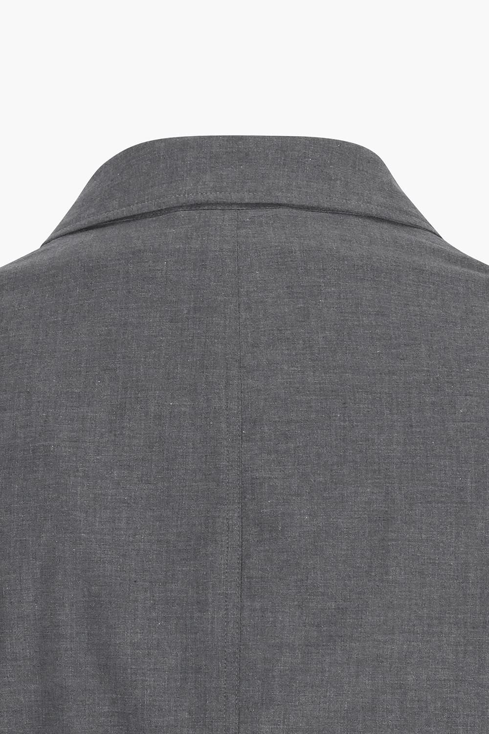 코튼 다크그레이 테일러드 자켓