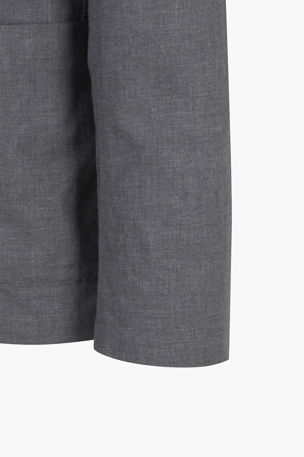 코튼 다크그레이 테일러드 자켓