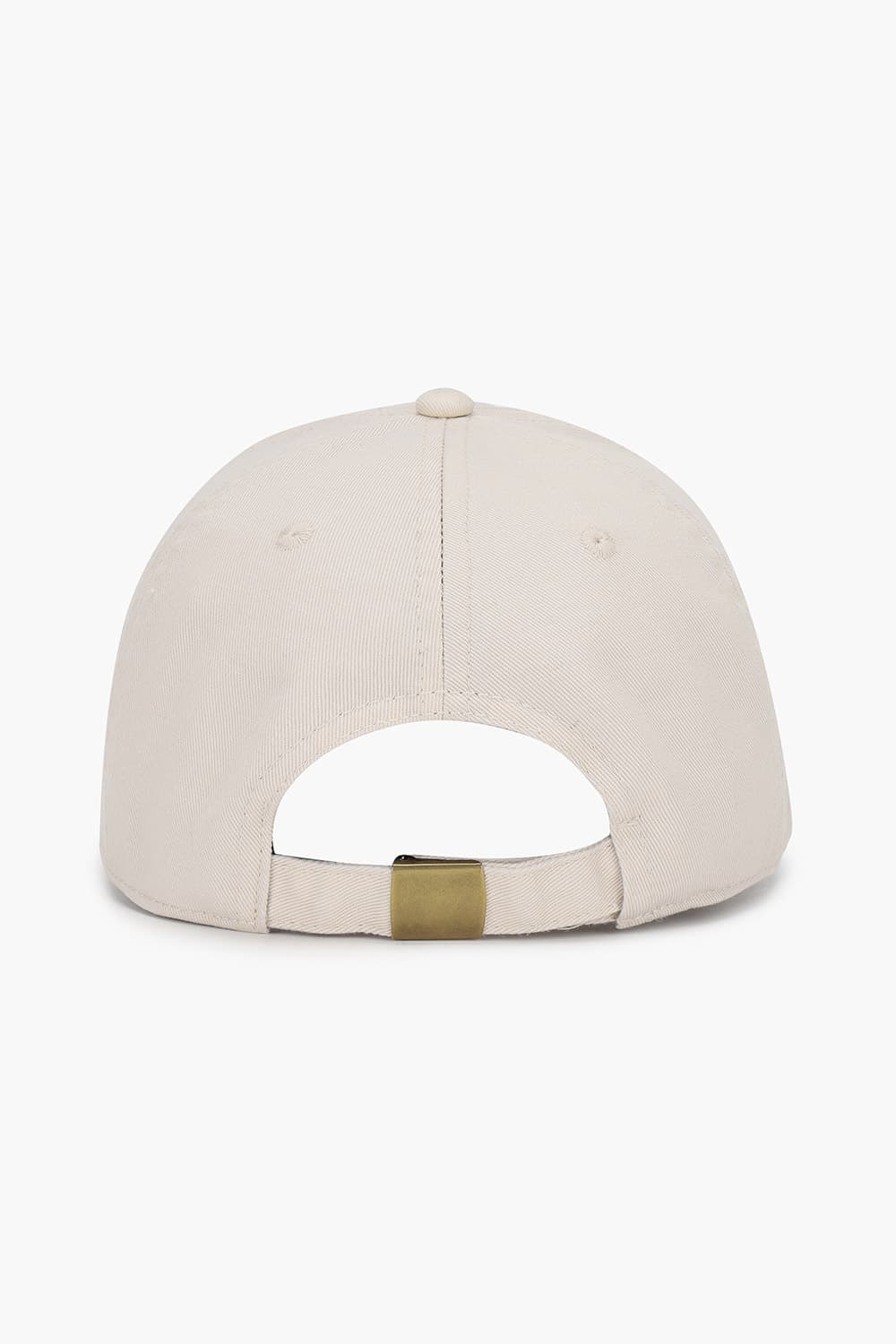 코튼 H 빅 로고 101 라이트베이지 볼캡