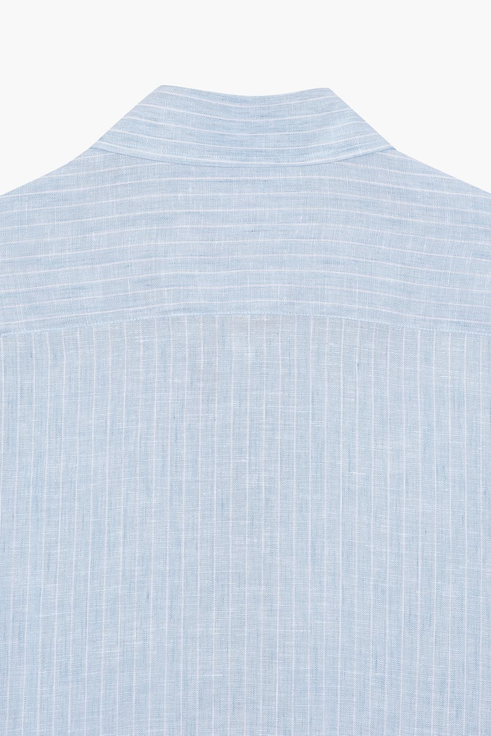 BEAULIEU 린넨 스트라이프 313 라이트블루 셔츠