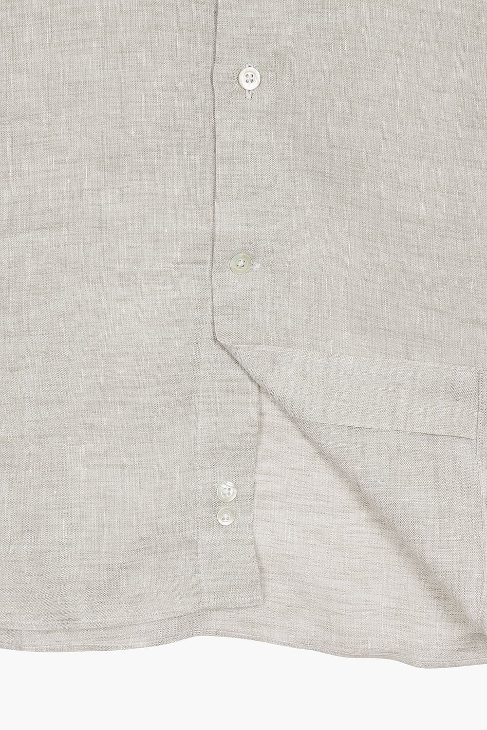 린넨 베이직 라이트베이지 셔츠