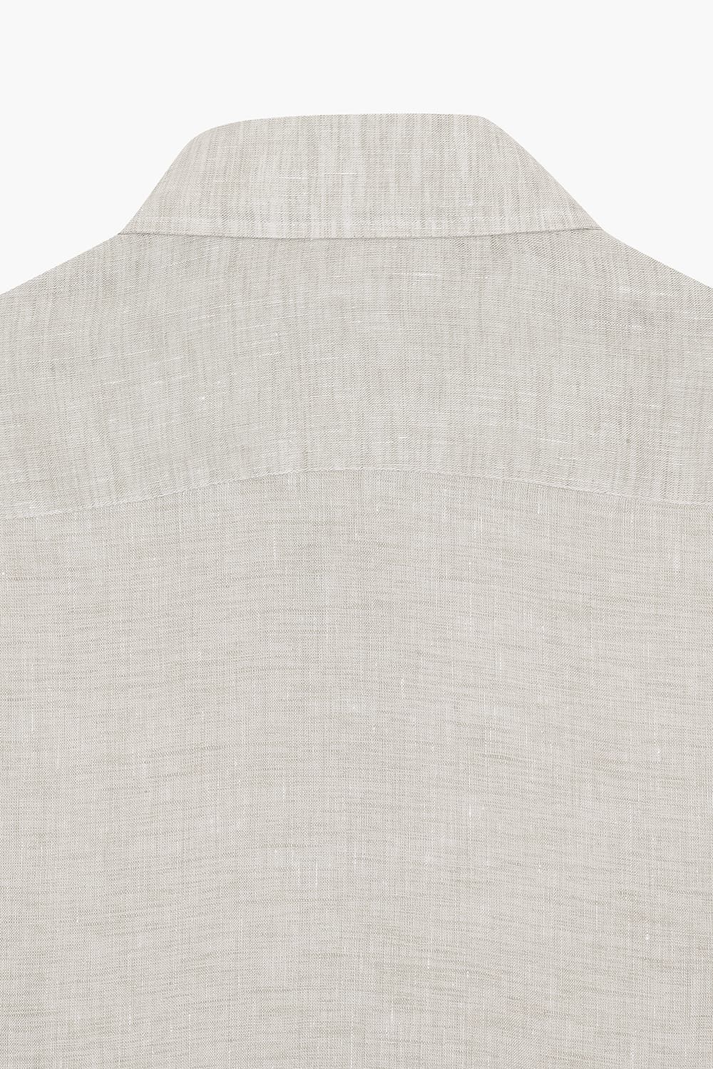 린넨 베이직 라이트베이지 셔츠