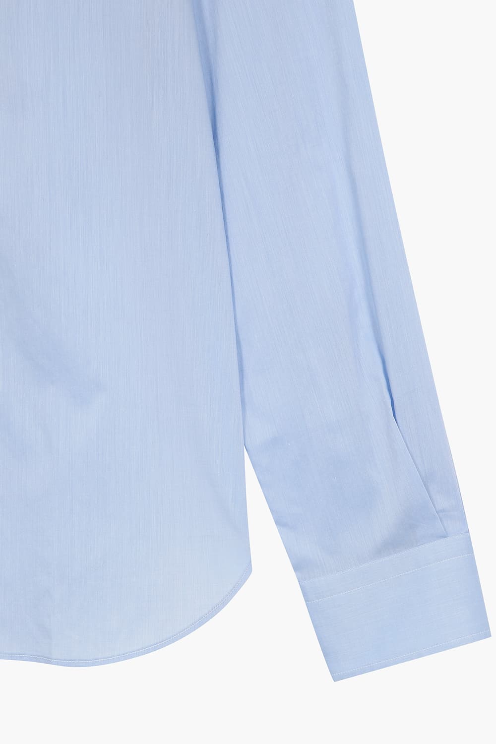 코튼 베이직 라이트블루 셔츠