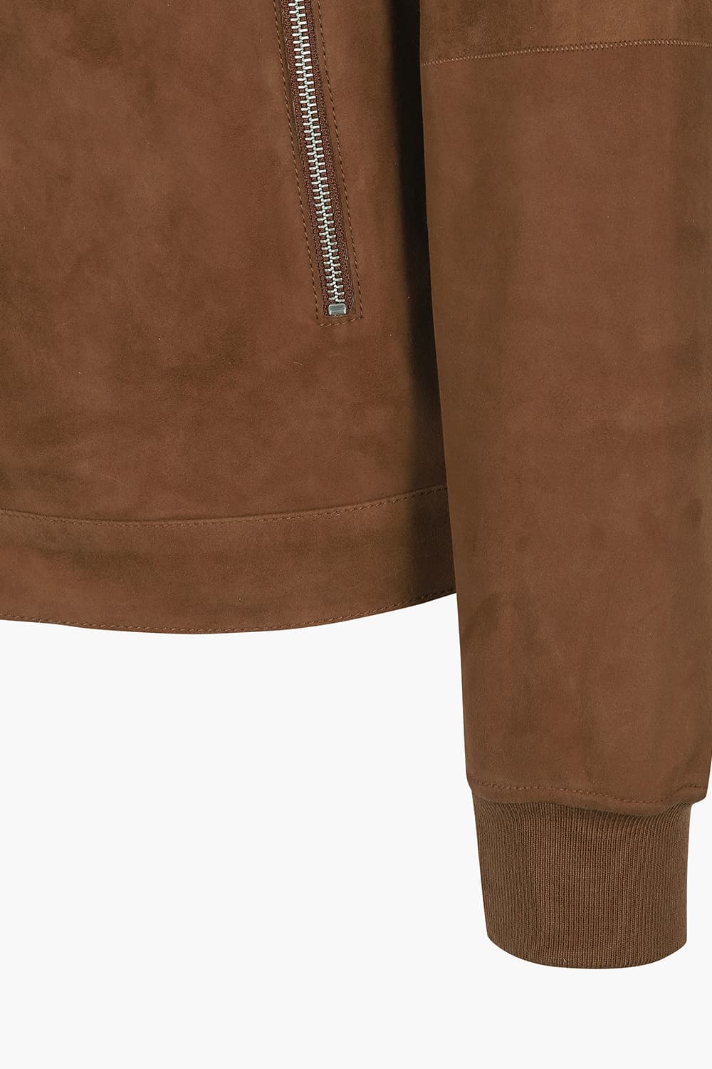 GIUBBINO 램스킨 바이커 가죽 803 레드브라운 점퍼