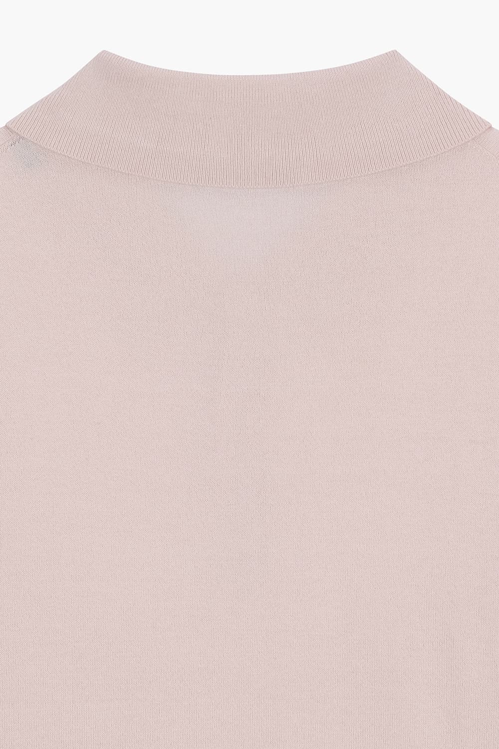 실크 혼방 폴로 505 라이트핑크 반소매 니트