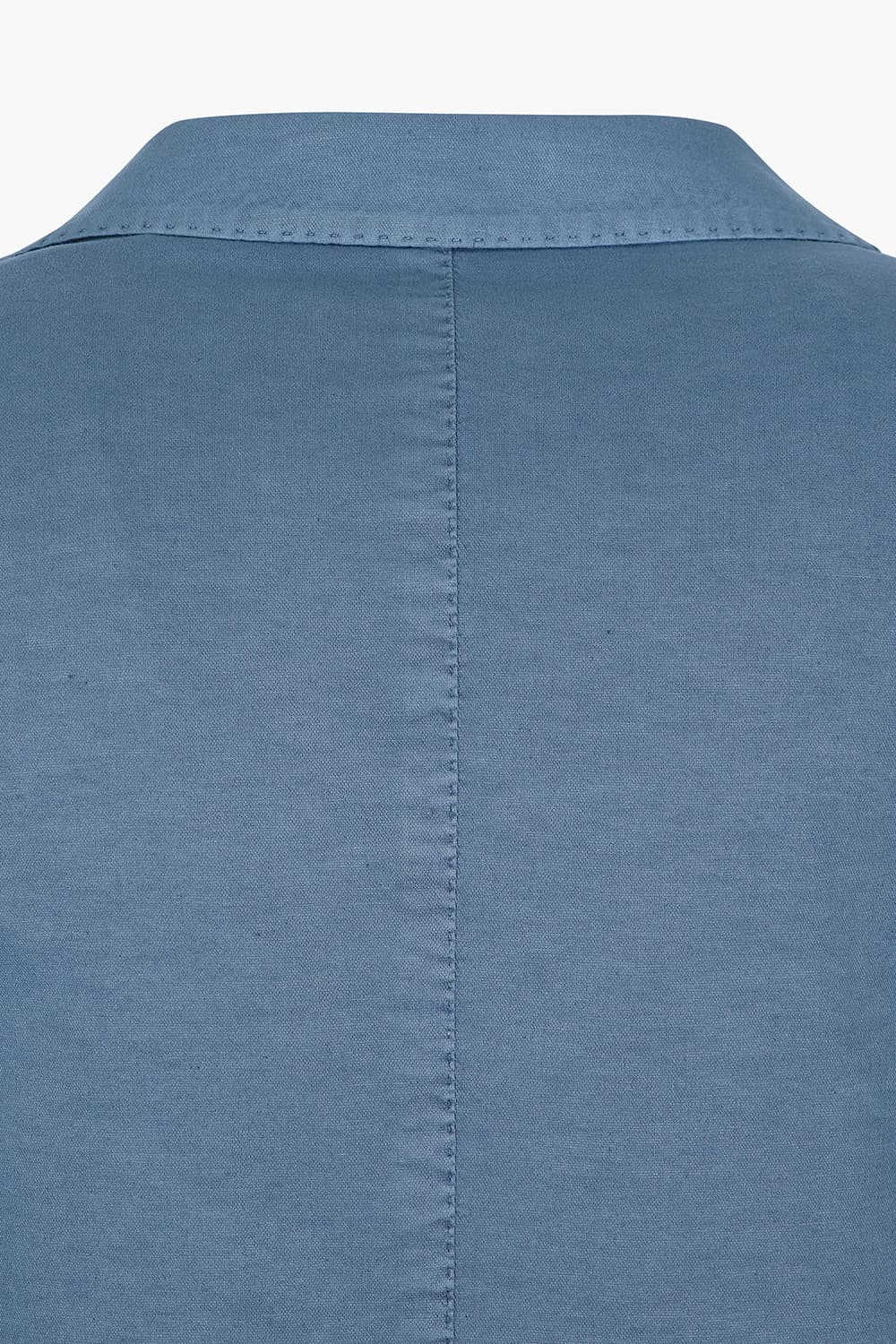 린넨 혼방 블루 테일러드 자켓