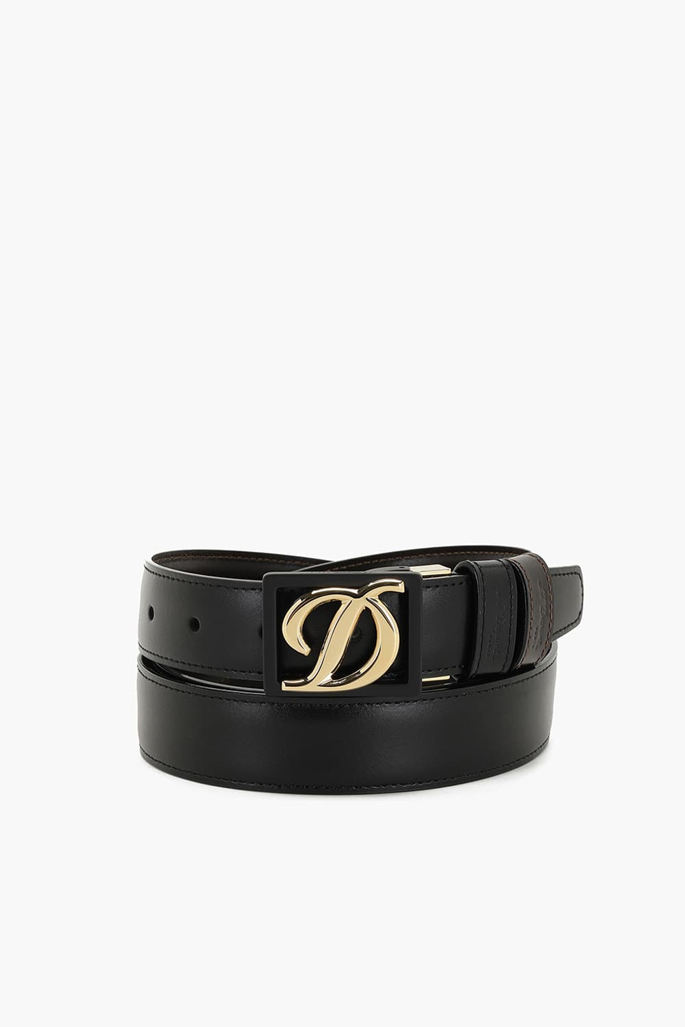D 로고 리버서블 벨트 블랙/브라운 CJ9590120