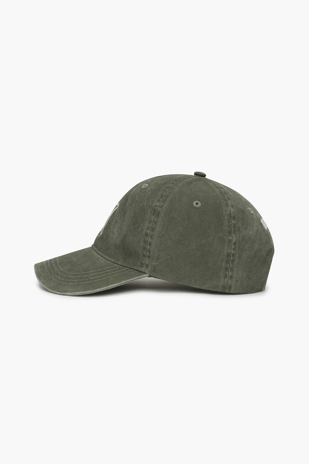 CASQUETTE 코튼 B 로고 101 카키 볼캡