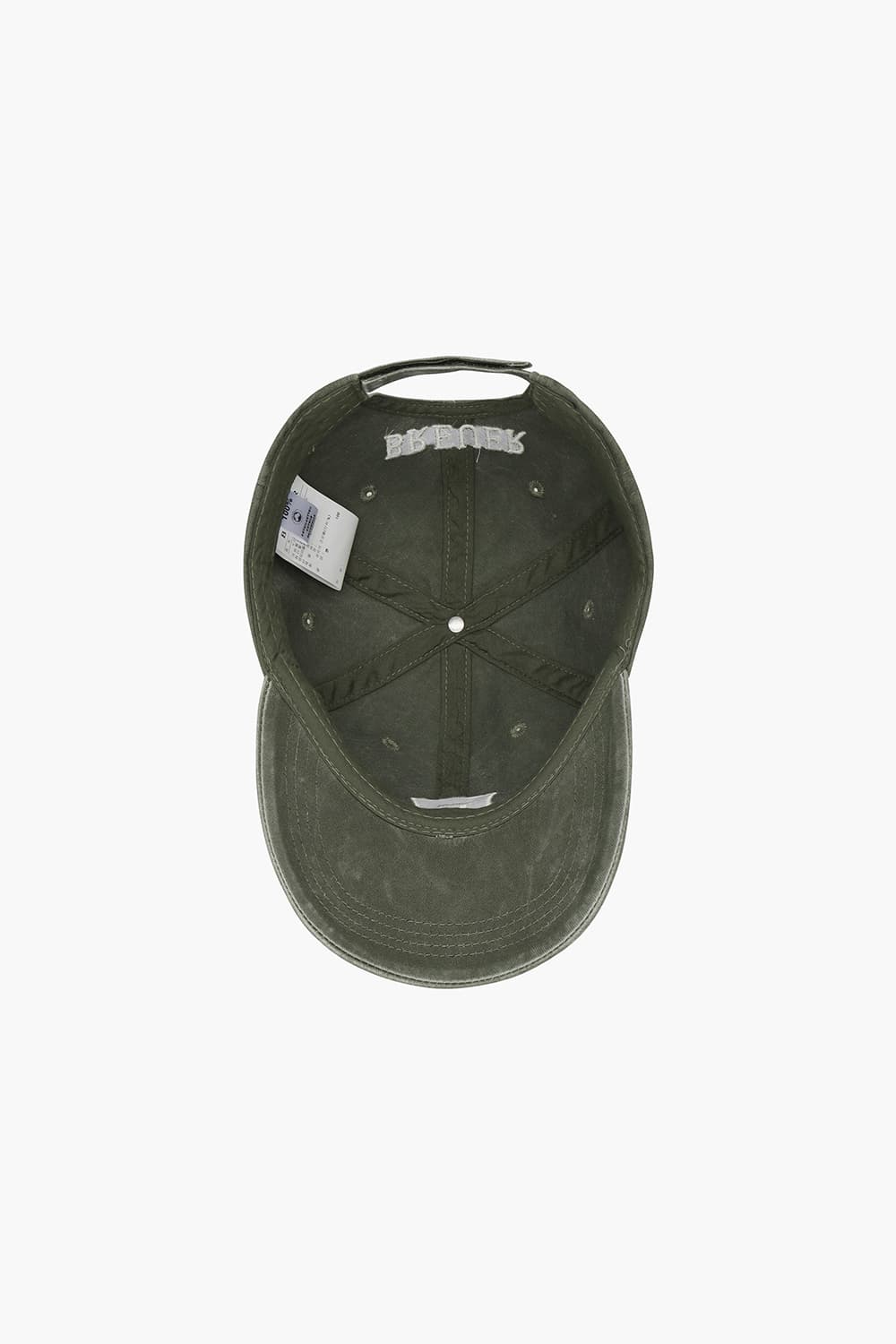 CASQUETTE 코튼 B 로고 101 카키 볼캡