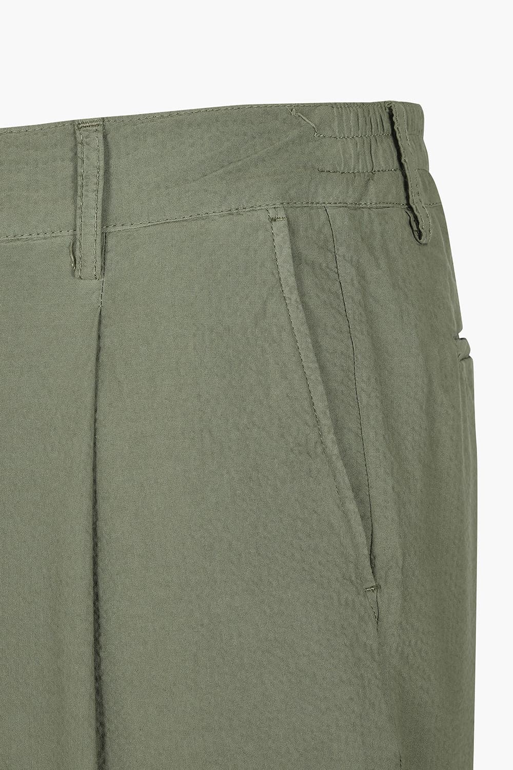 SEERSUCKER 코튼 핀턱 스트레이트 팬츠 AMALFIC59603