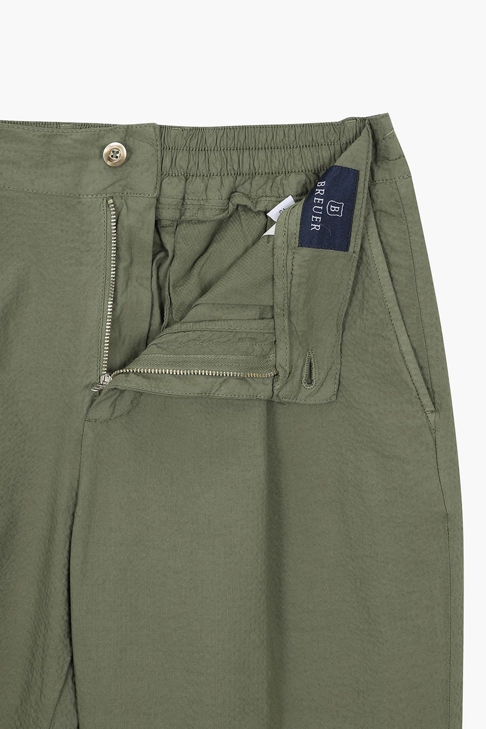 SEERSUCKER 코튼 핀턱 스트레이트 팬츠 AMALFIC59603