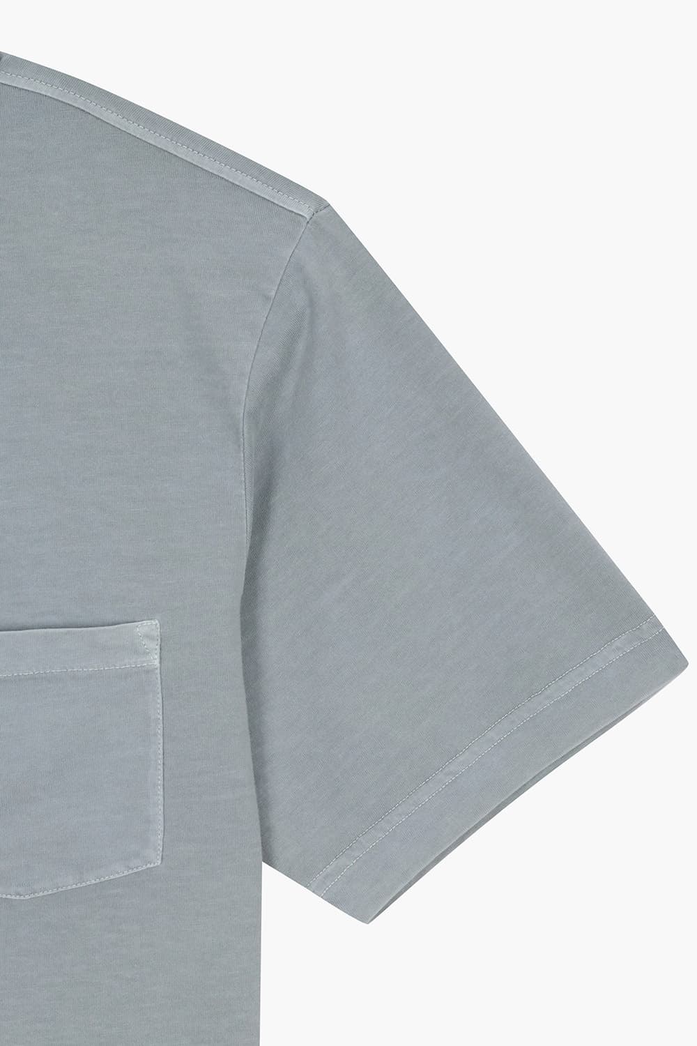 MC 코튼 버튼 다운 501 다크그레이 반소매 티셔츠