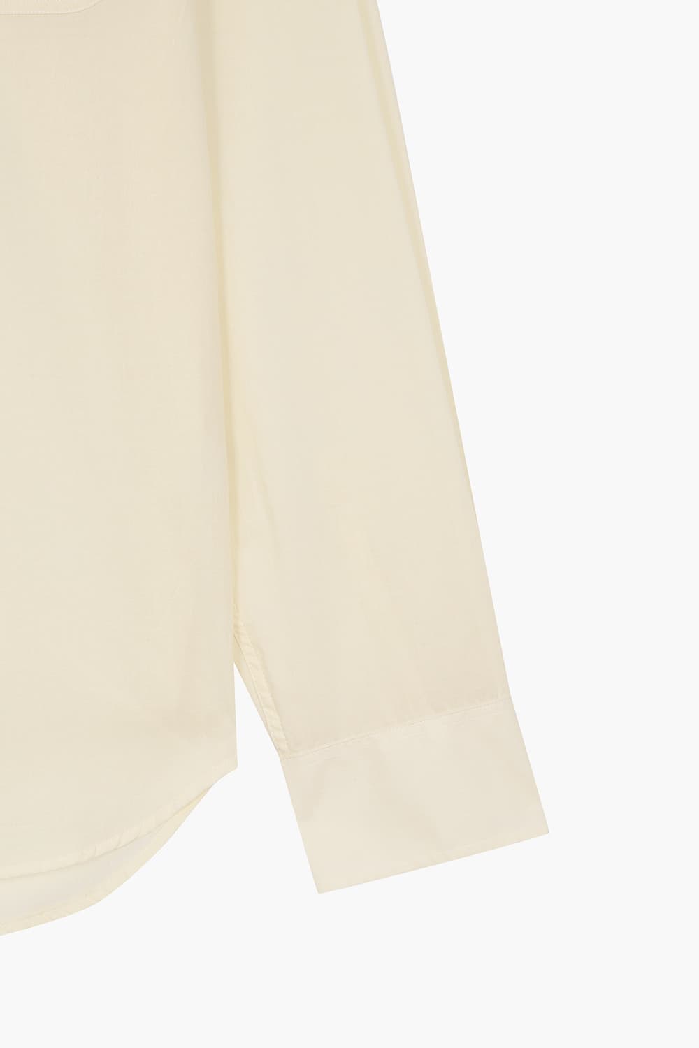 코튼 투 포켓 라이트옐로우 셔츠