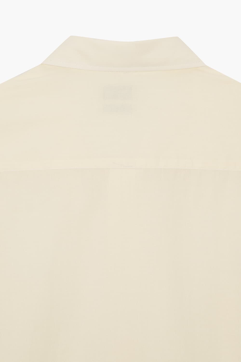 코튼 투 포켓 라이트옐로우 셔츠