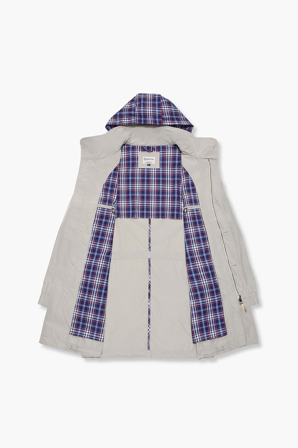 [아울렛특가] 우븐 후드 105 라이트베이지 트렌치 코트
