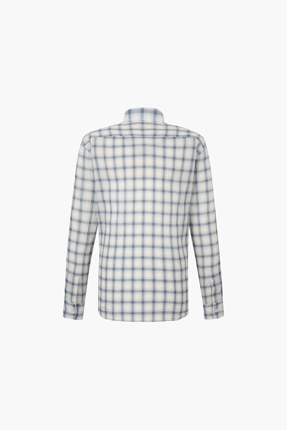 시어서커 체크 346 뉴 캐주얼 핏 셔츠 블루 SE5SM21LS346SBU