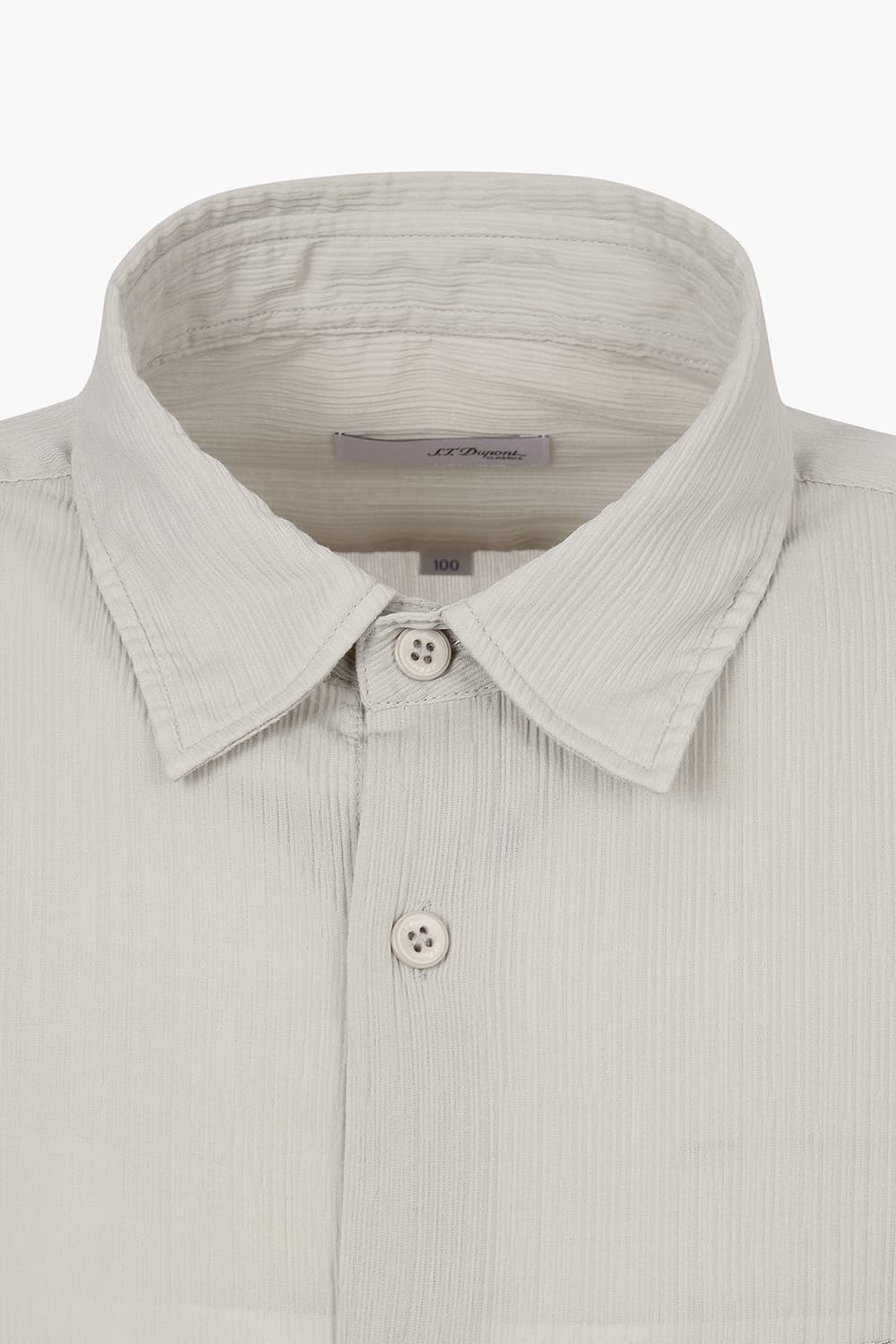 크리즈 보일 솔리드 345 뉴 캐주얼 핏 셔츠 베이지 SE5SM21LS345SBE