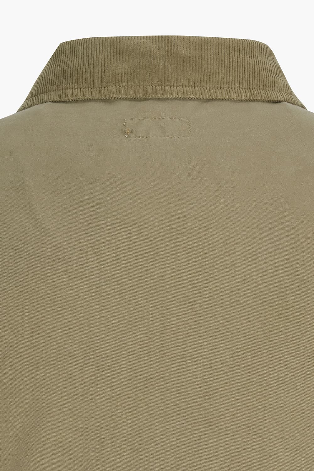 코튼 코듀로이 넥카라 베이지 점퍼