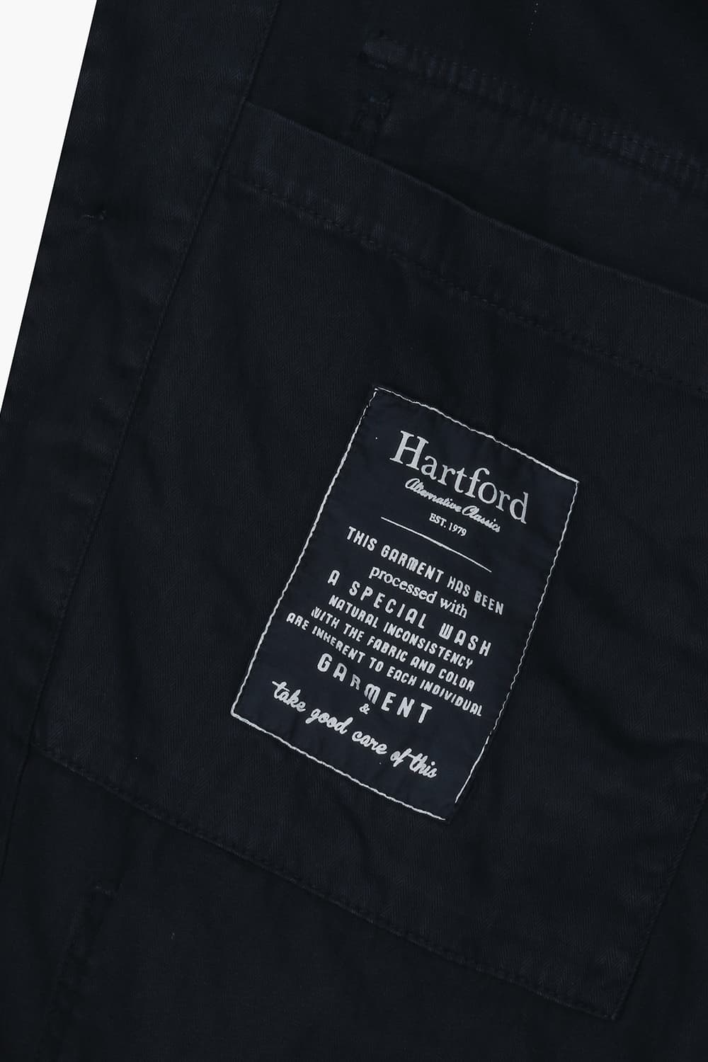 코튼 셔츠형 다크네이비 캐주얼 자켓