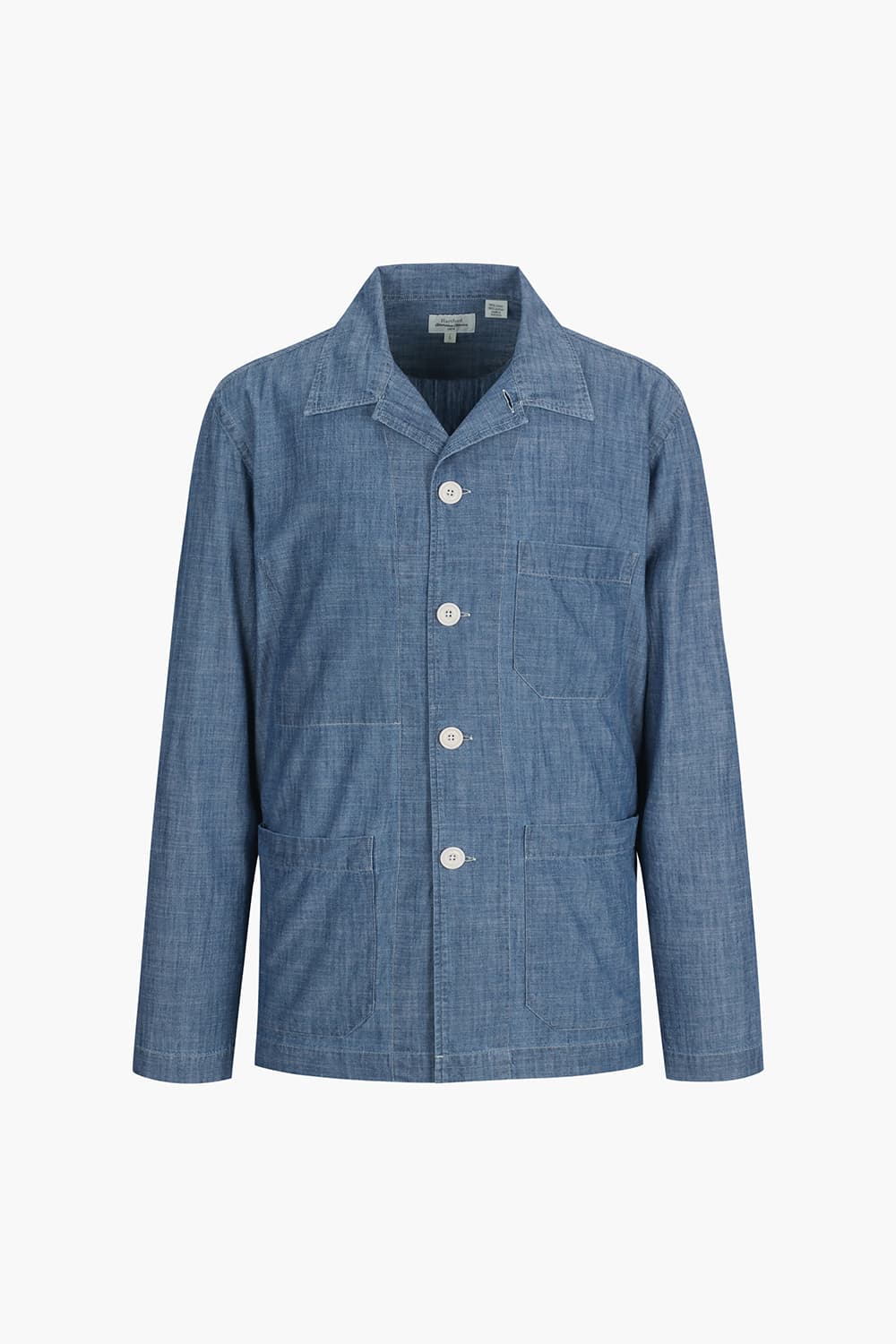 코튼 스티치 네이비 캐주얼 자켓