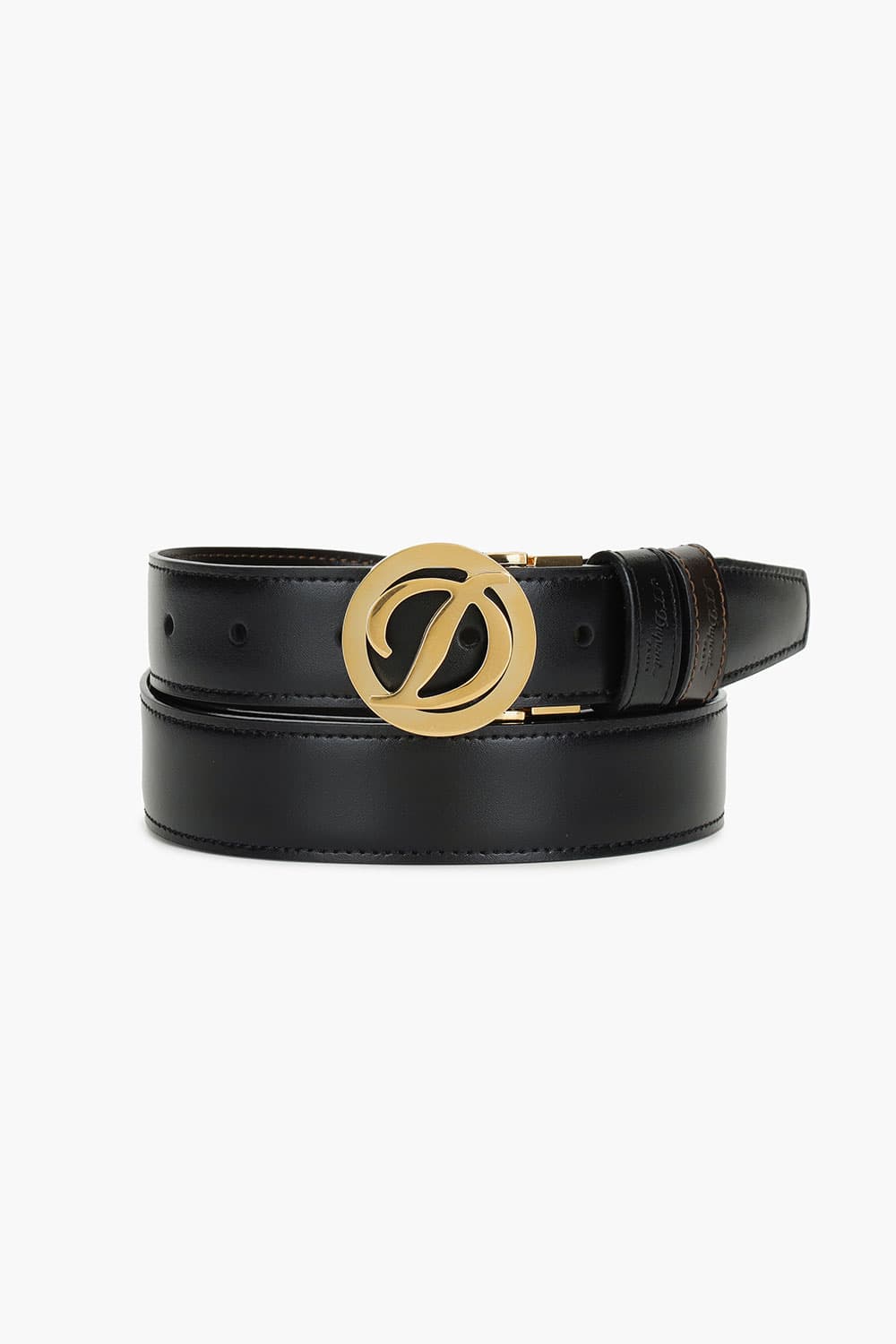 [E-XCLUSIVE] D 로고 라운드 버클 리버서블 벨트30MM(3종)