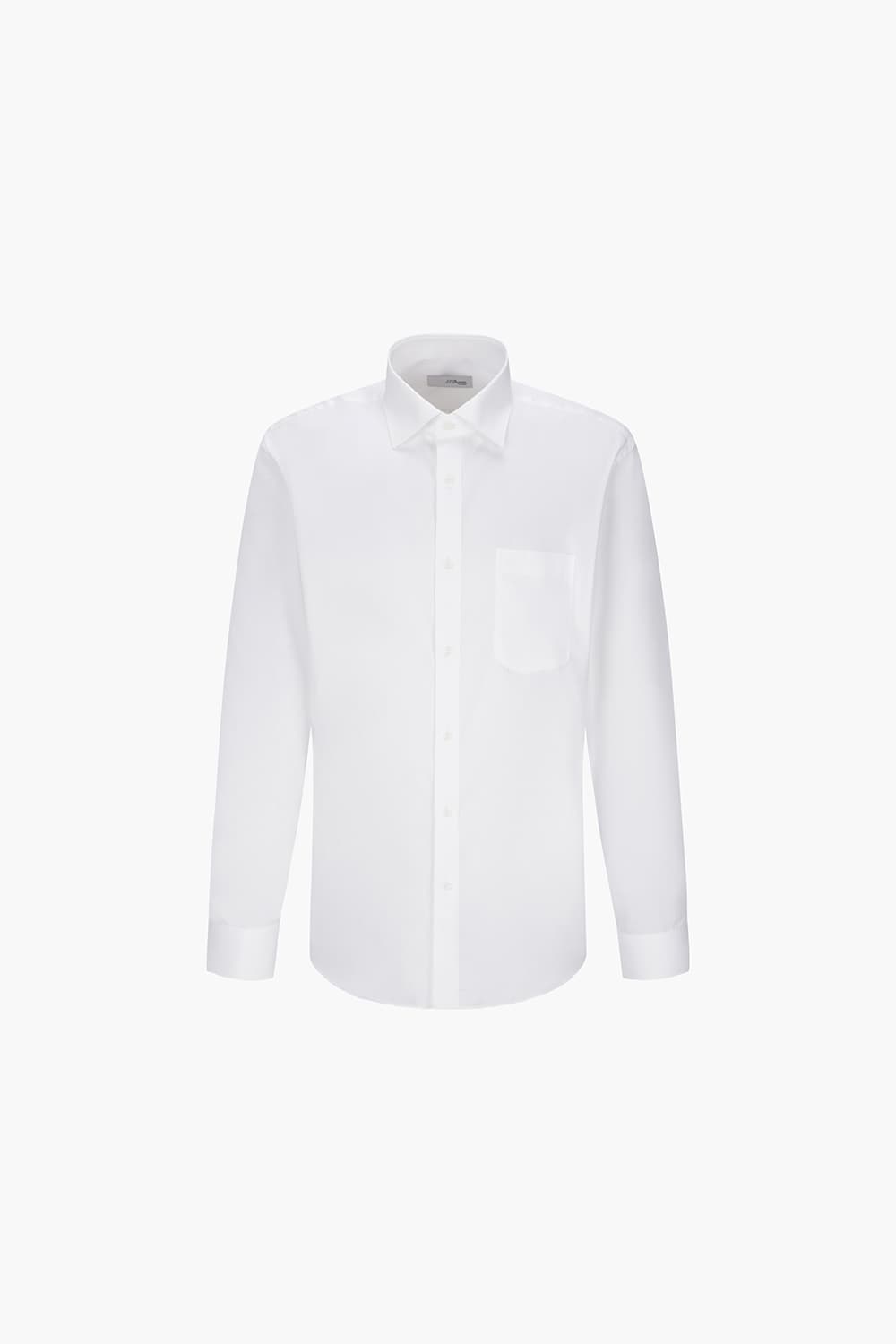 사틴 솔리드 161 비즈니스 셔츠 화이트 SE4FM11LS161SWH