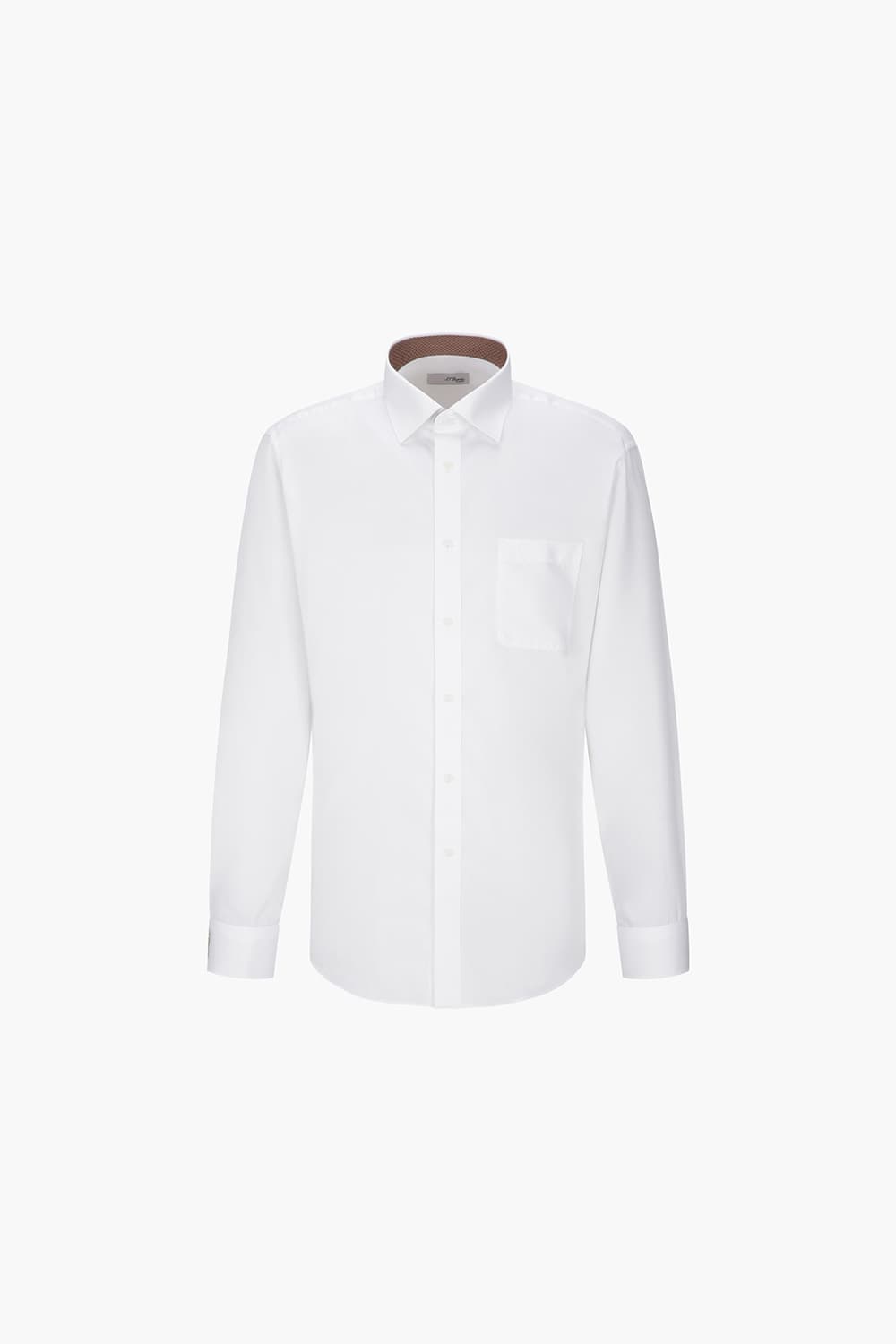 사틴 배색 162 비즈니스 셔츠 화이트 SE4FM11LS162SWH